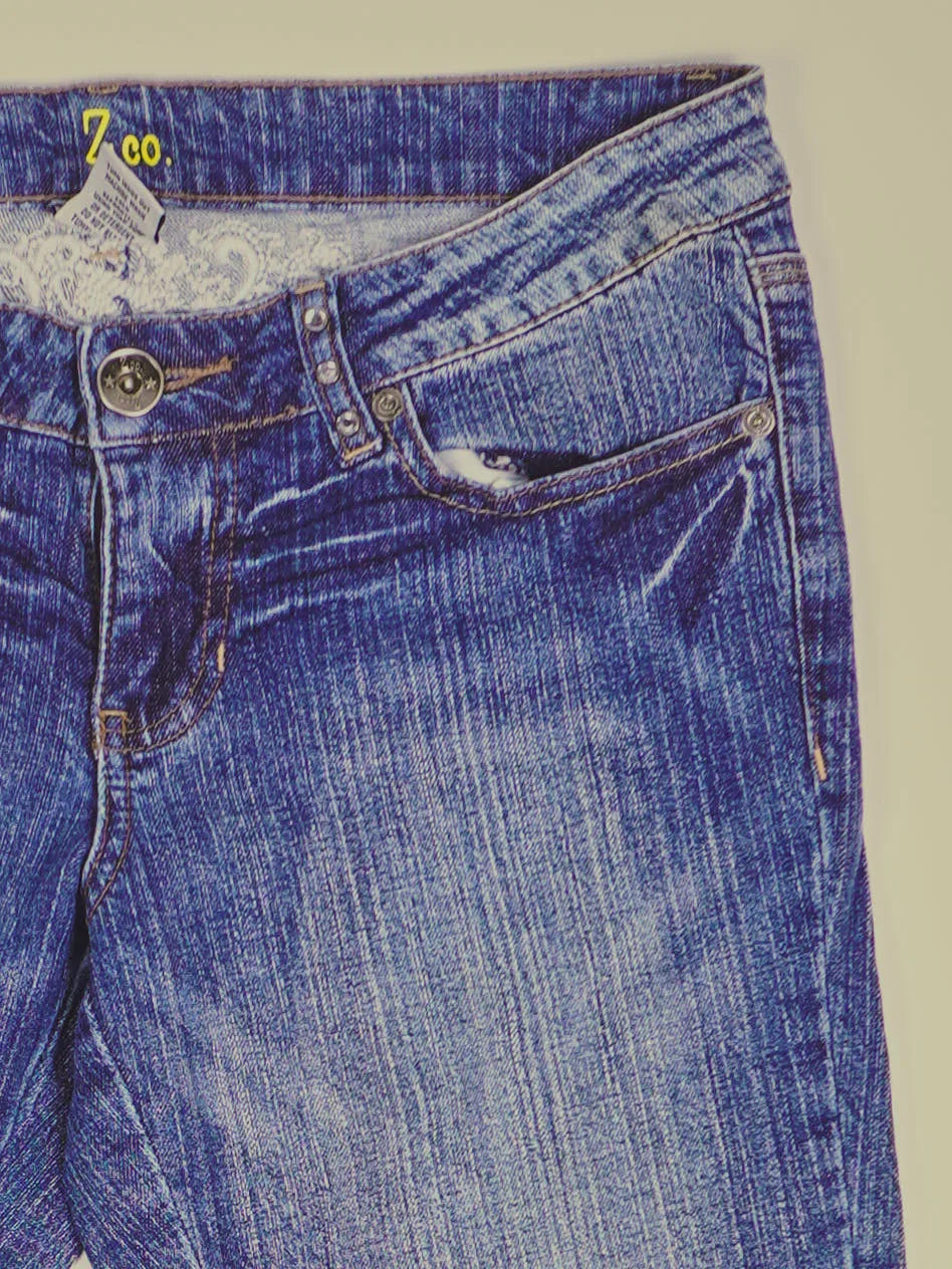 Vintage Low Waist Y2K Jeans (W32)