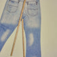 Vintage Washed Jeans (W38)
