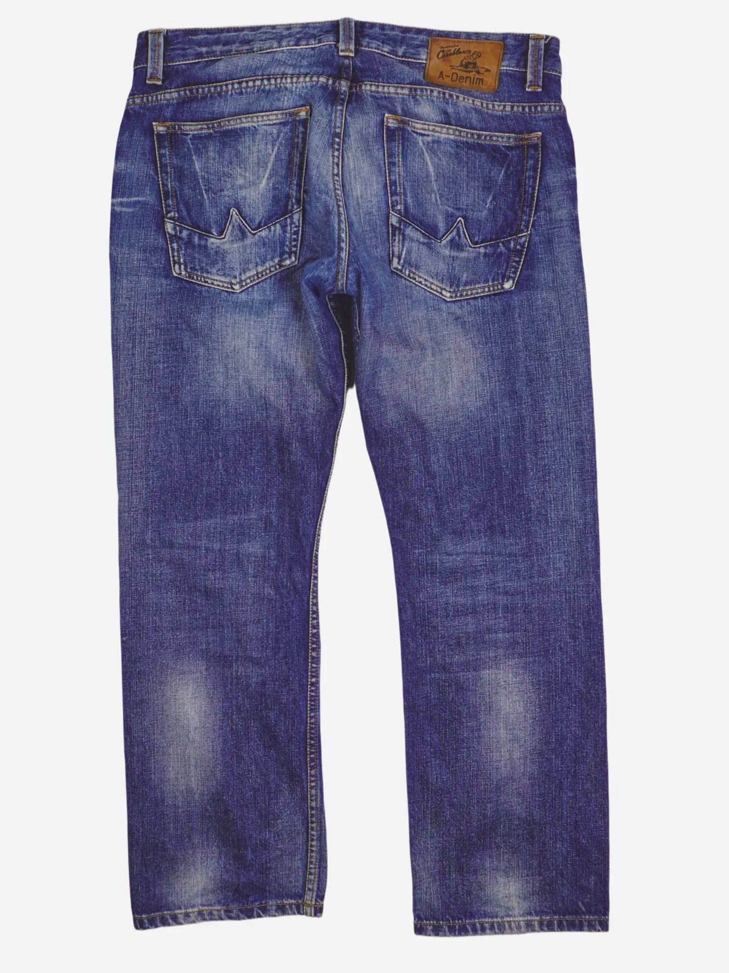 Vintage Casablanca Washed Jeans (W38)