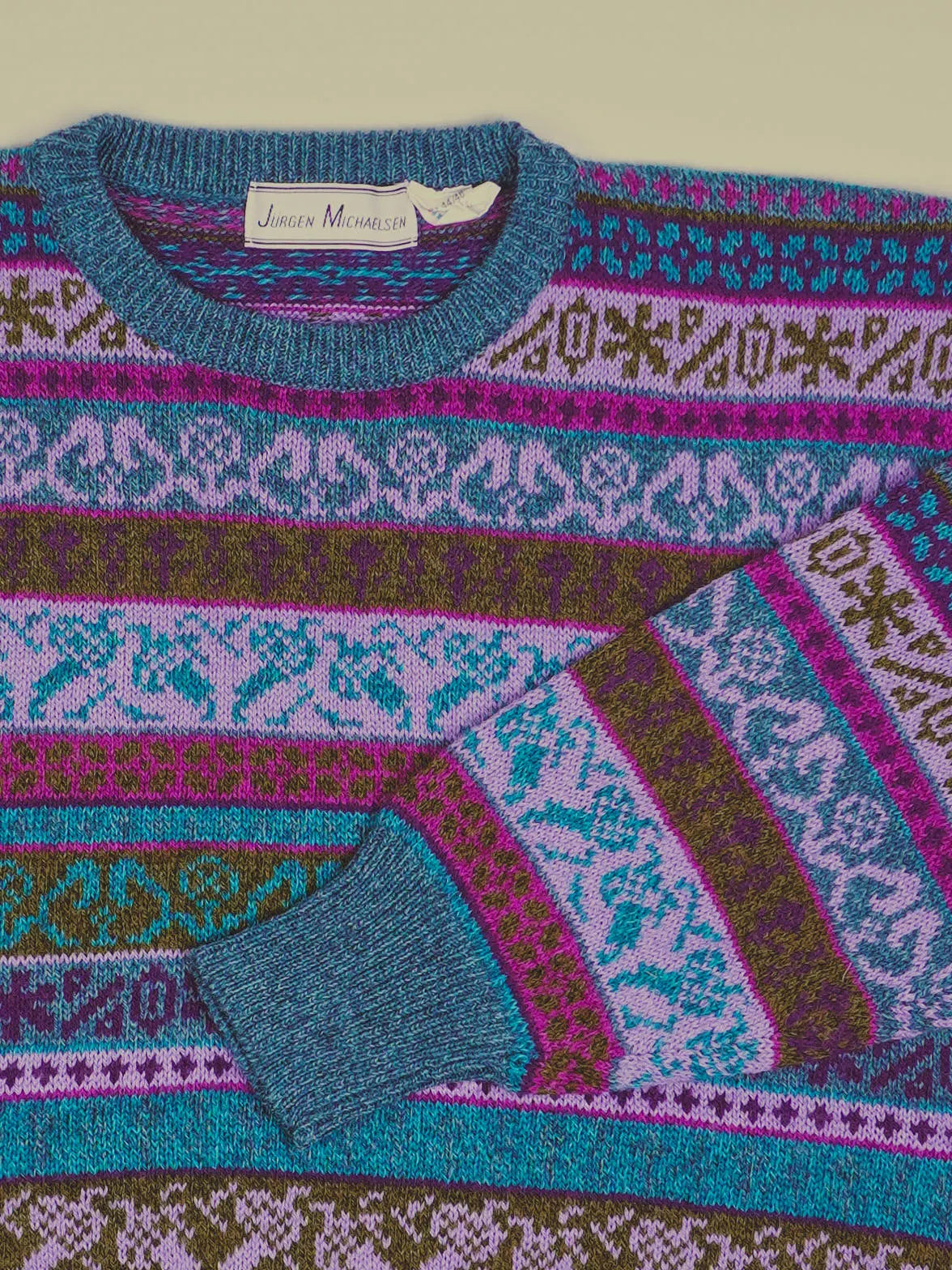 Vintage Jürgen Michaelsen Strickpullover (M)