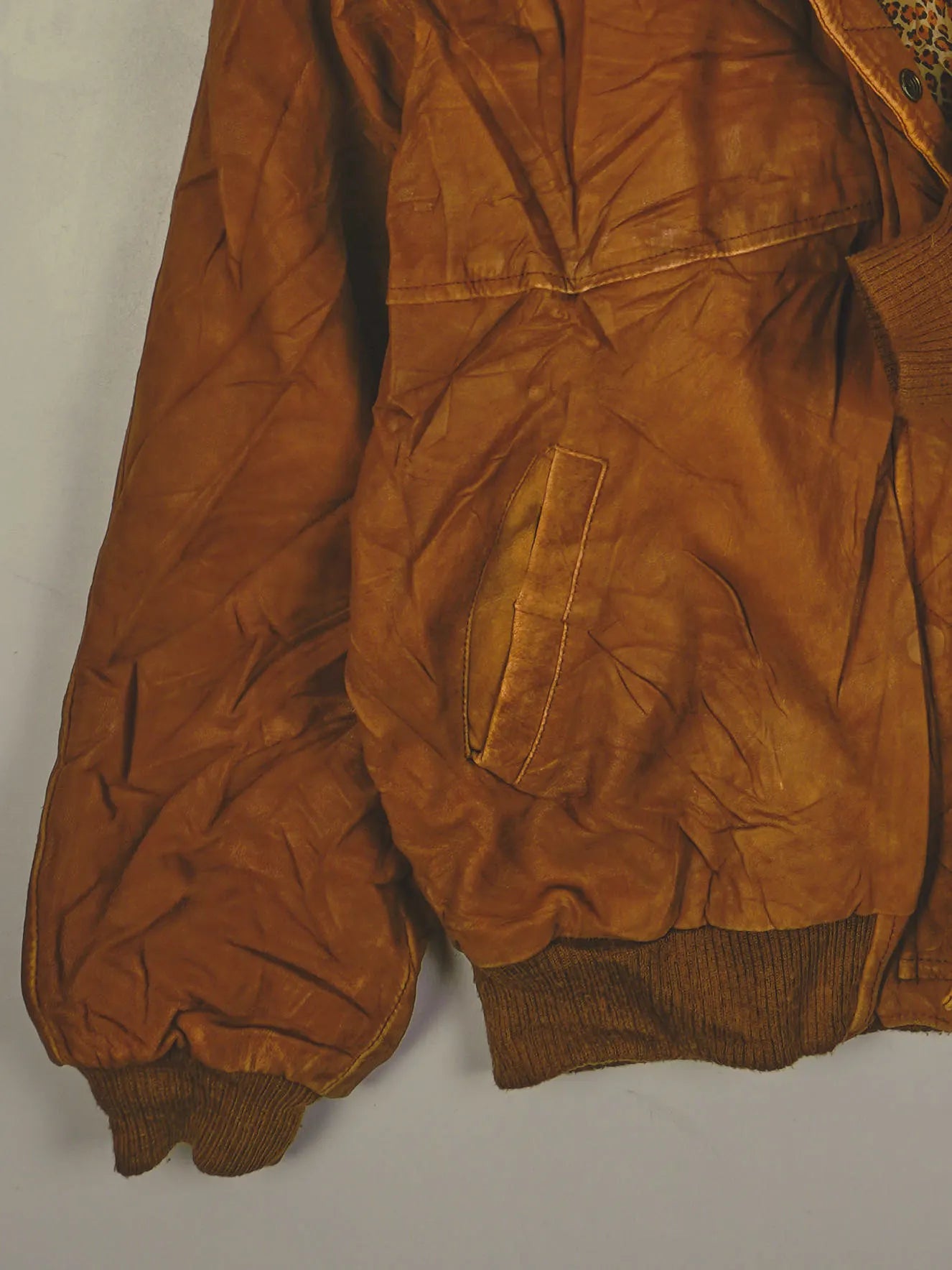 Vintage Lederjacke (M)