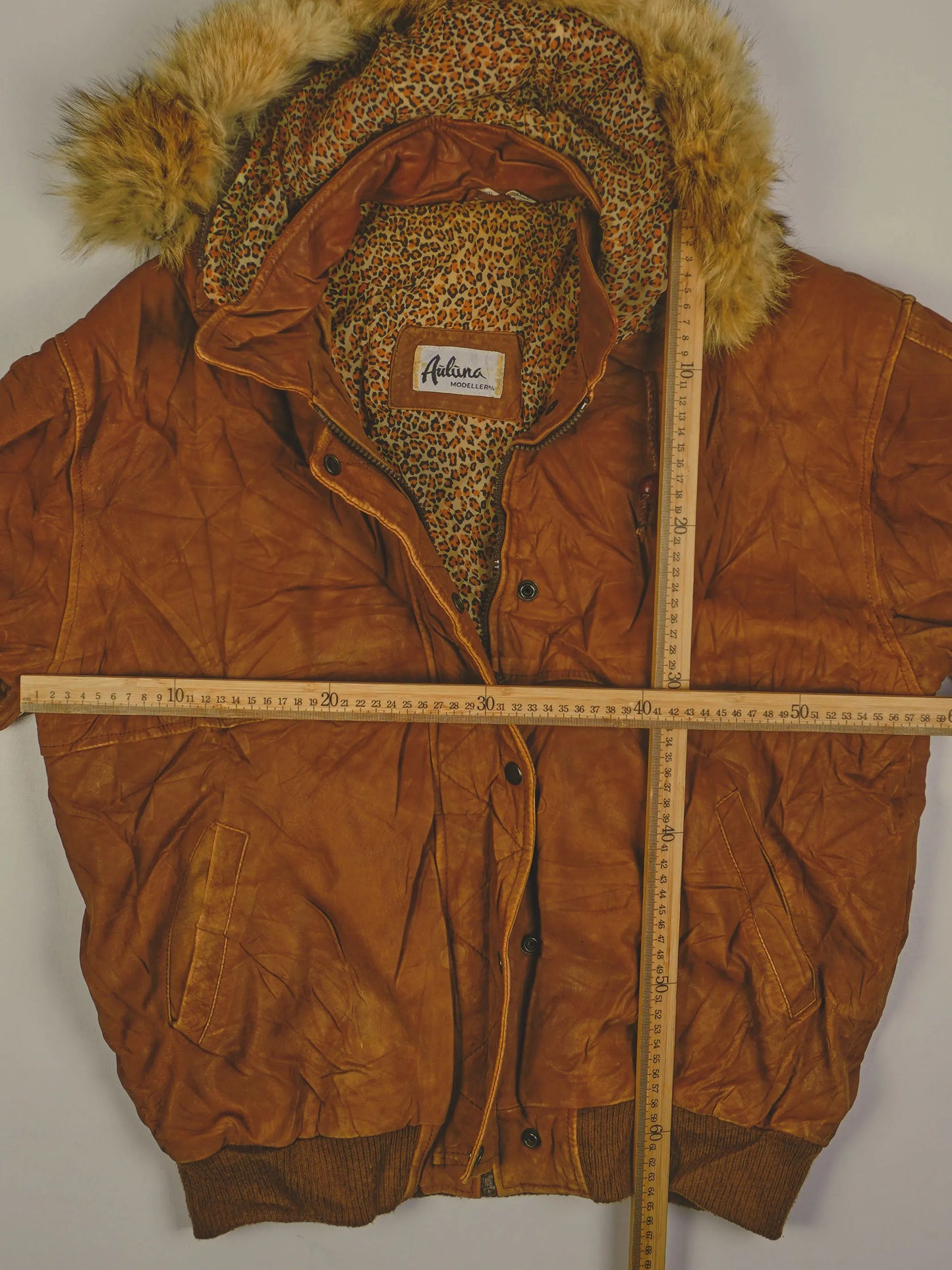 Vintage Lederjacke (M)