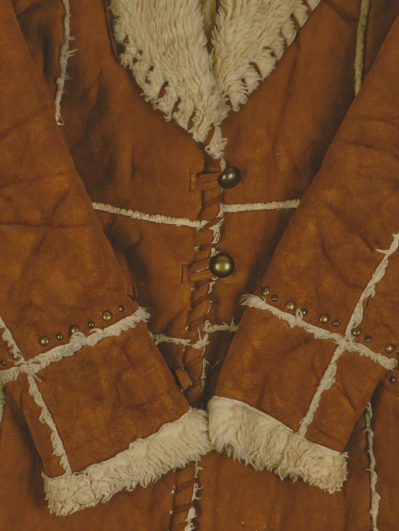 Vintage Felljacke (M)