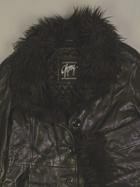 Vintage Lederjacke (L)