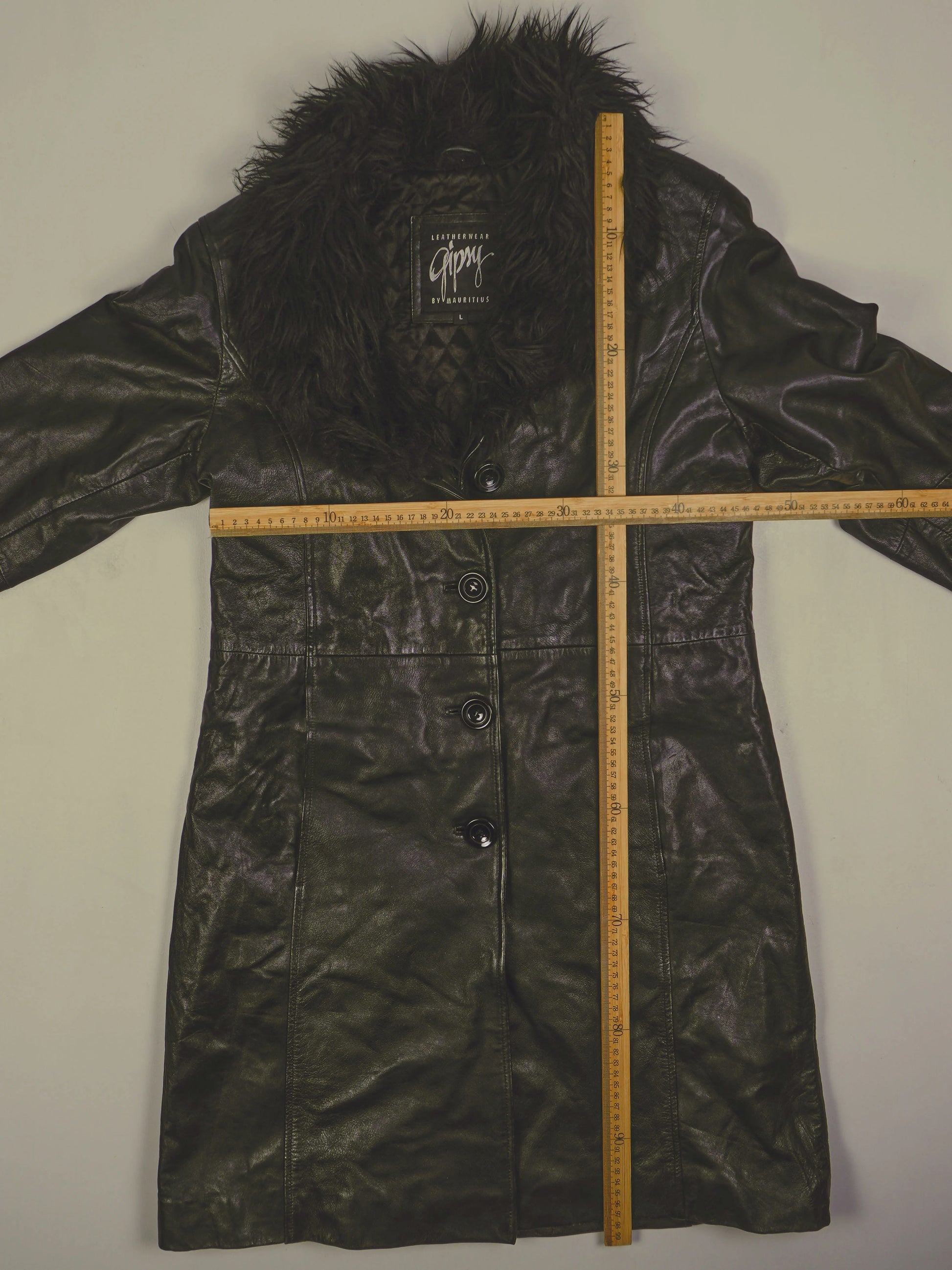 Vintage Lederjacke (L)