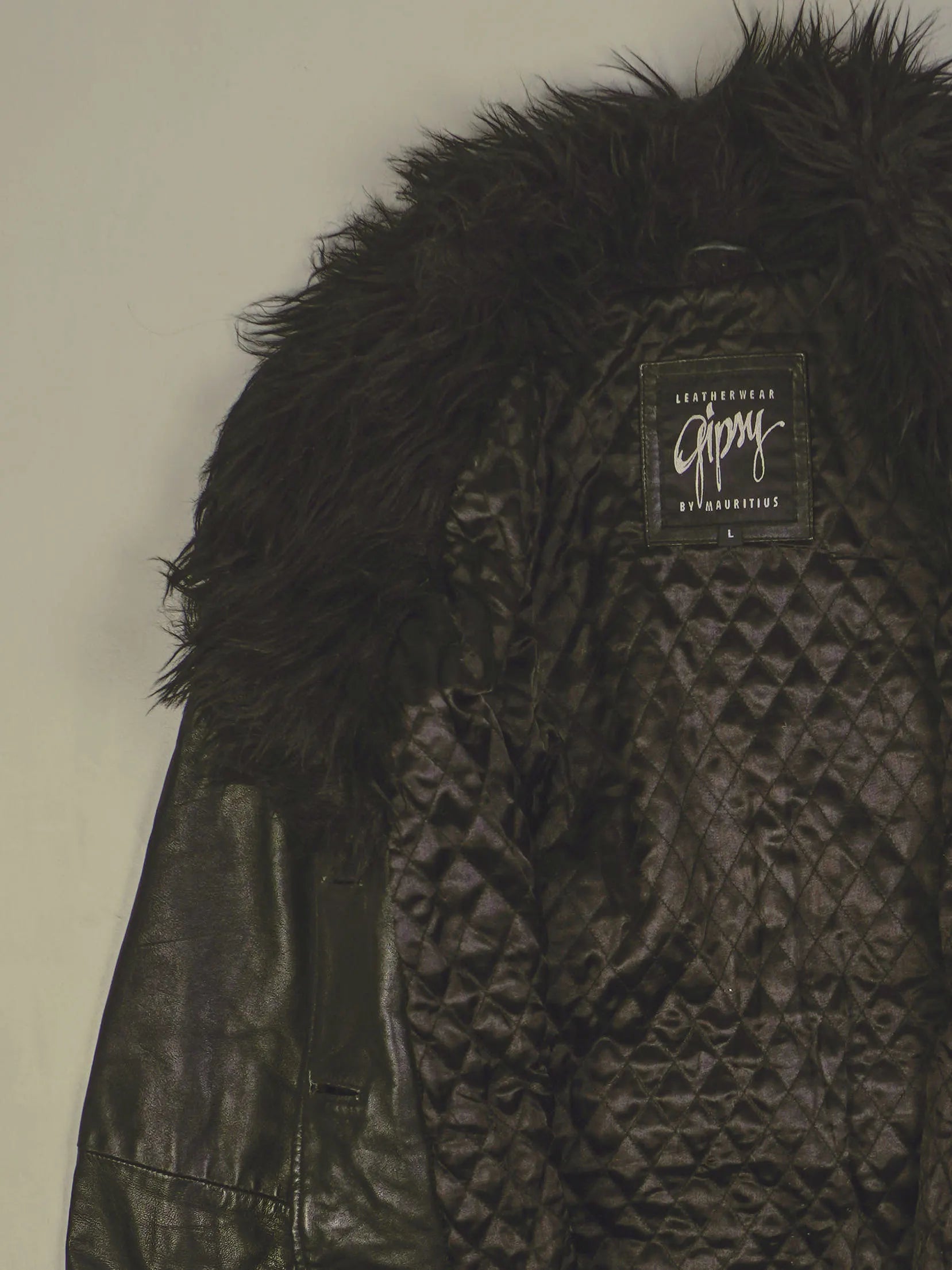 Vintage Lederjacke (L)