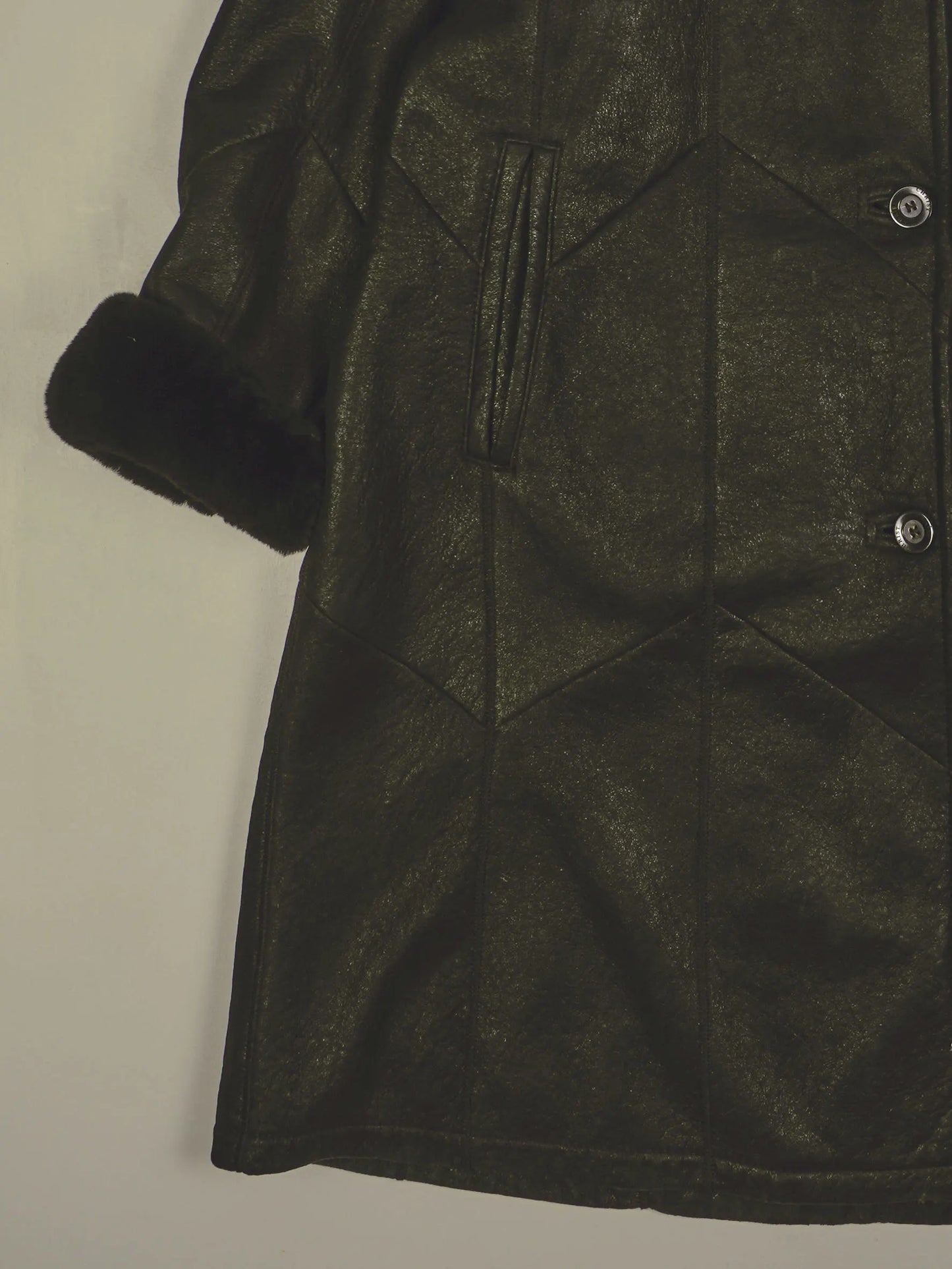 Vintage Felljacke (M)