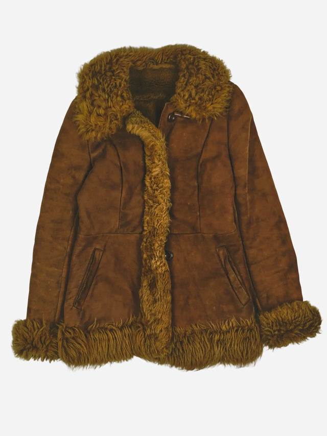 Vintage Felljacke Mantel (S)