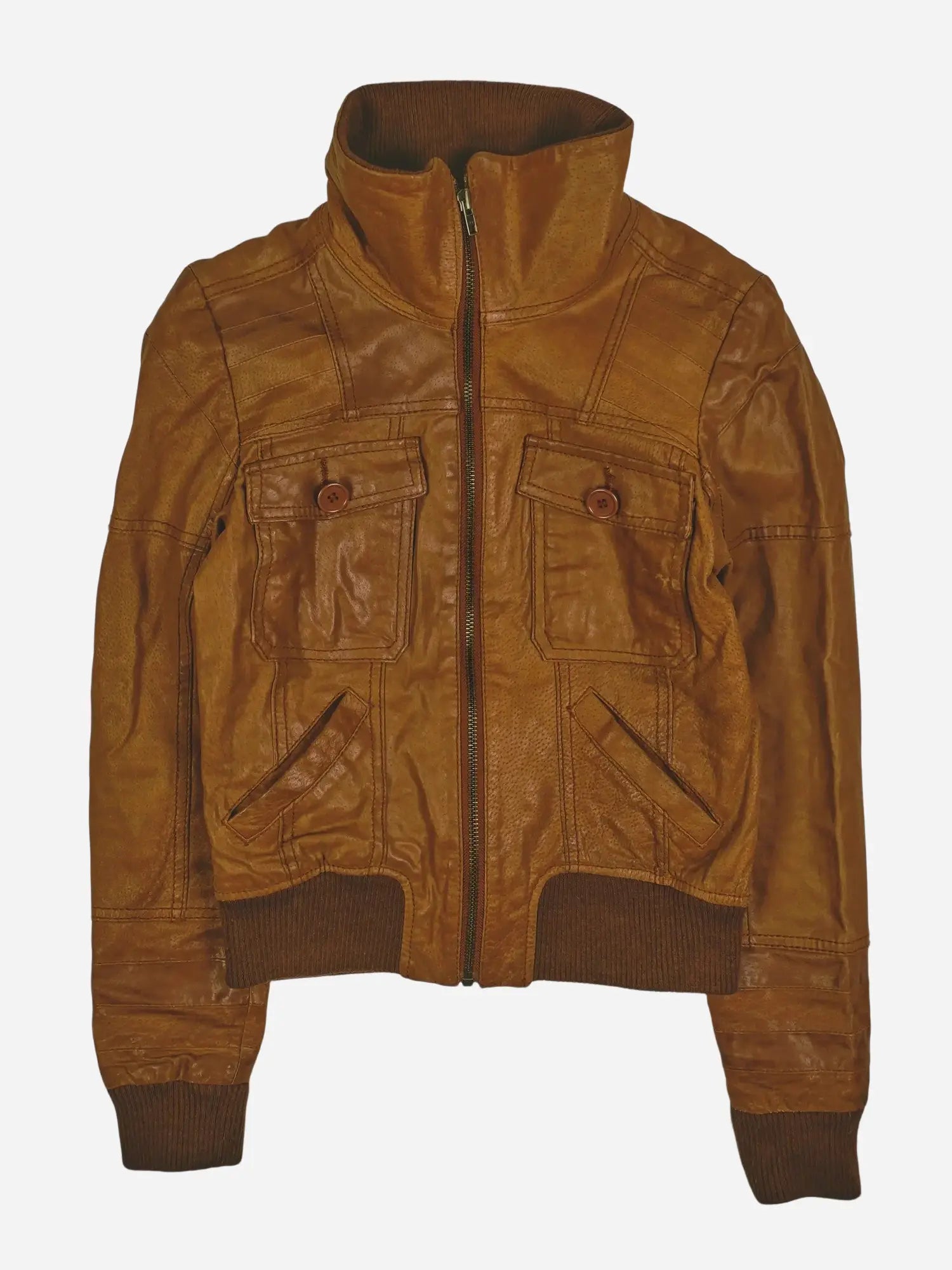 Vintage Lederjacke (XS)