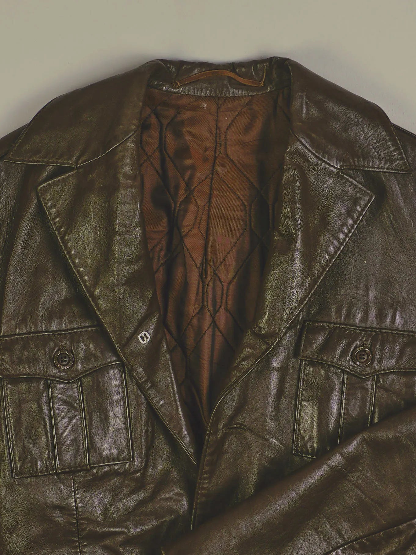 Vintage Lederjacke (M)