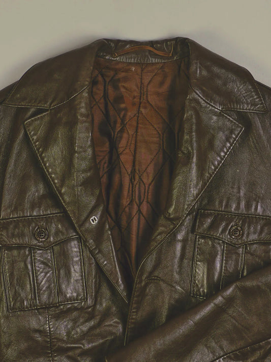 Vintage Lederjacke (M)