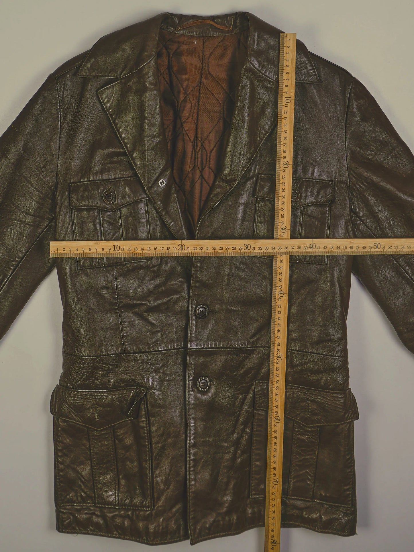 Vintage Lederjacke (M)