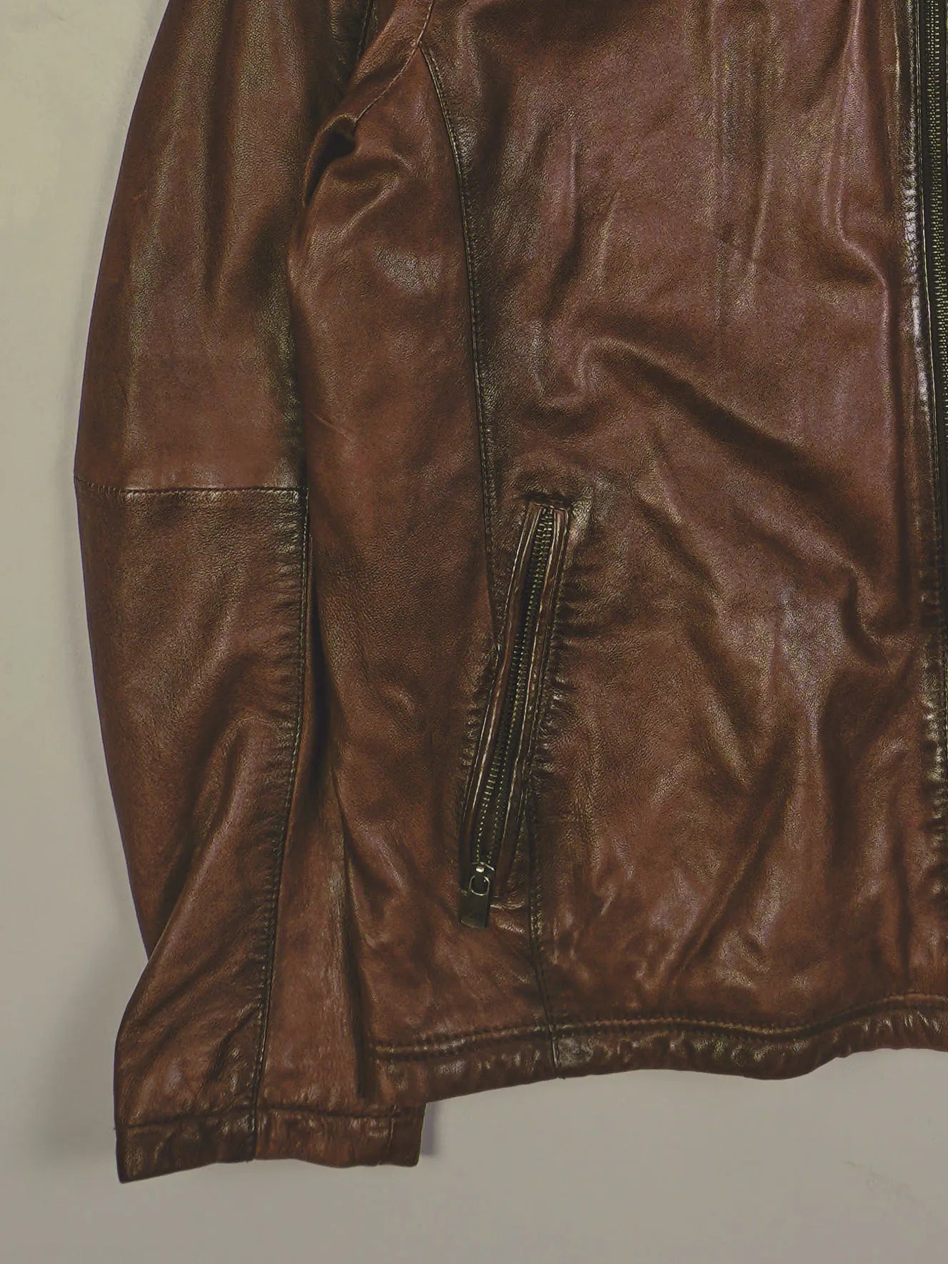 Vintage Lederjacke (M)