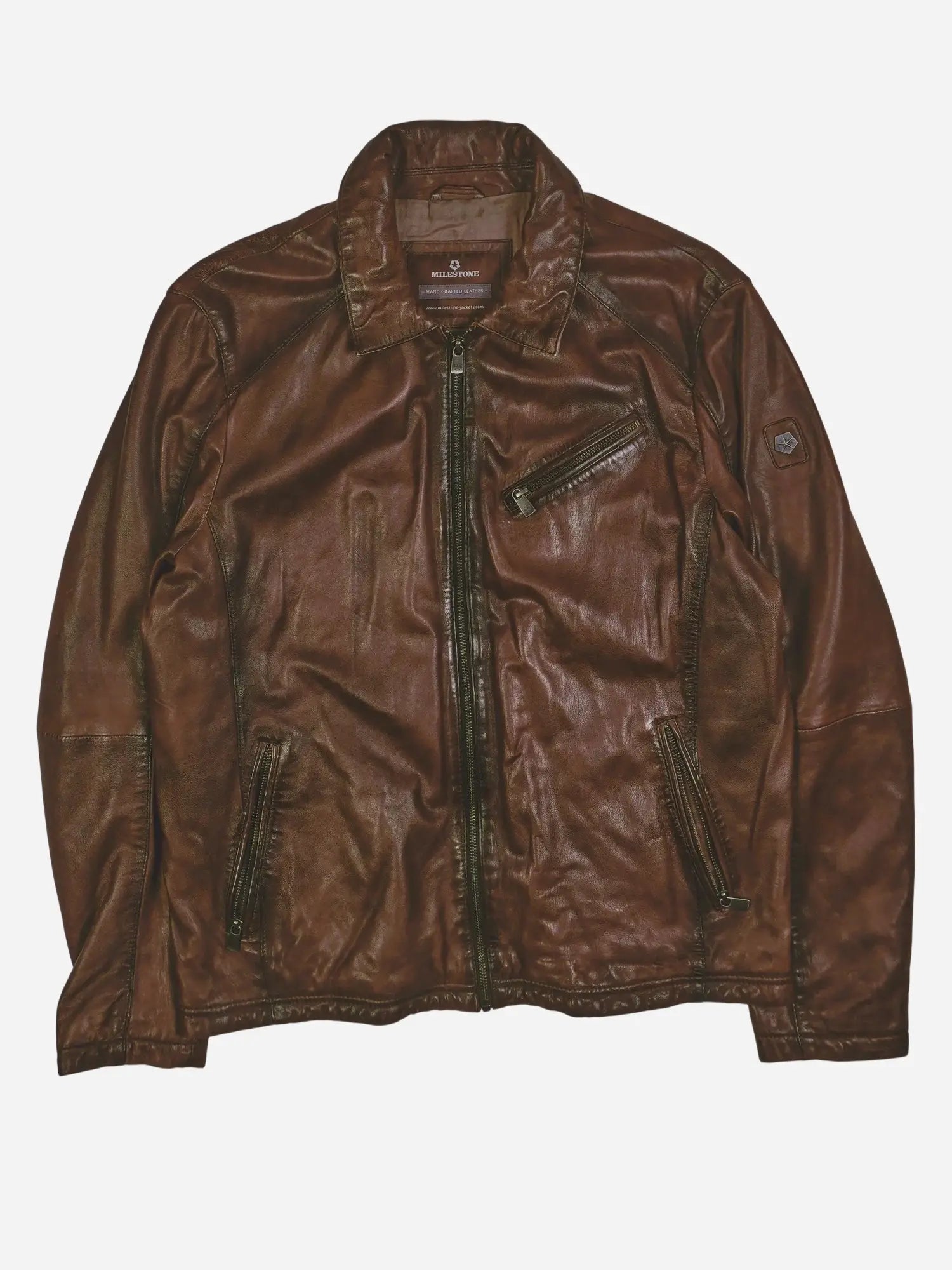 Vintage Lederjacke (M)