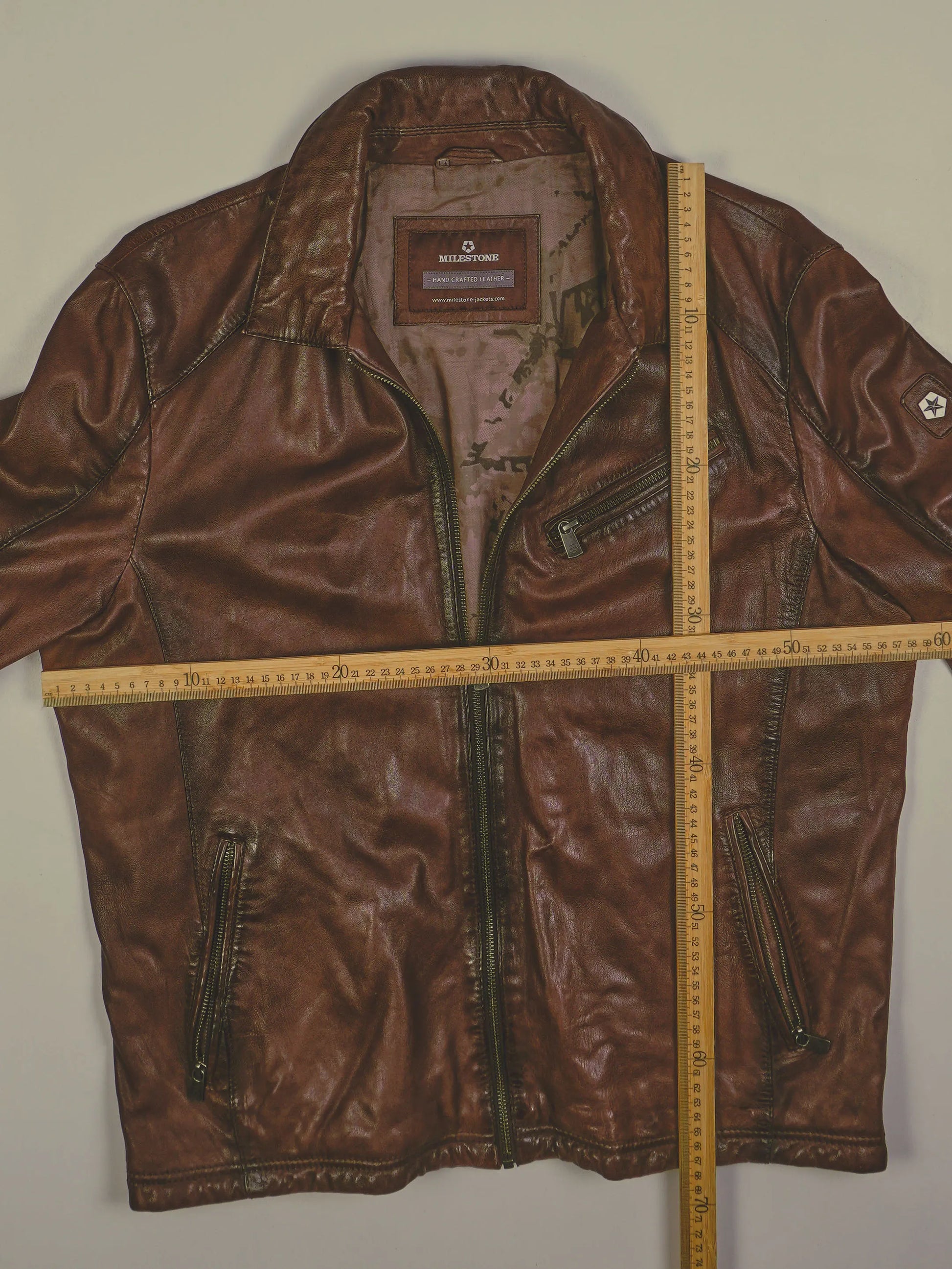 Vintage Lederjacke (M)
