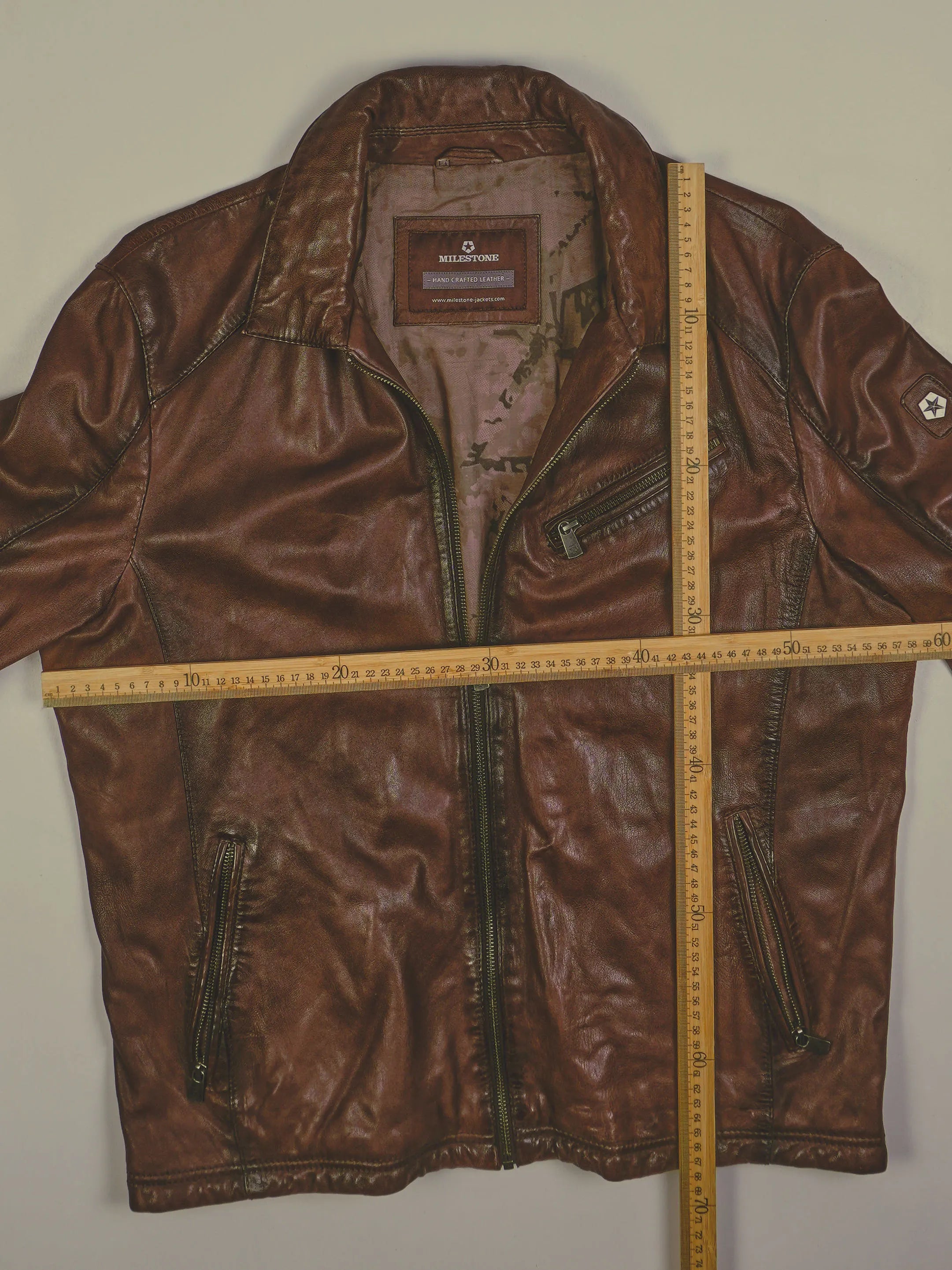 Vintage Lederjacke (M)