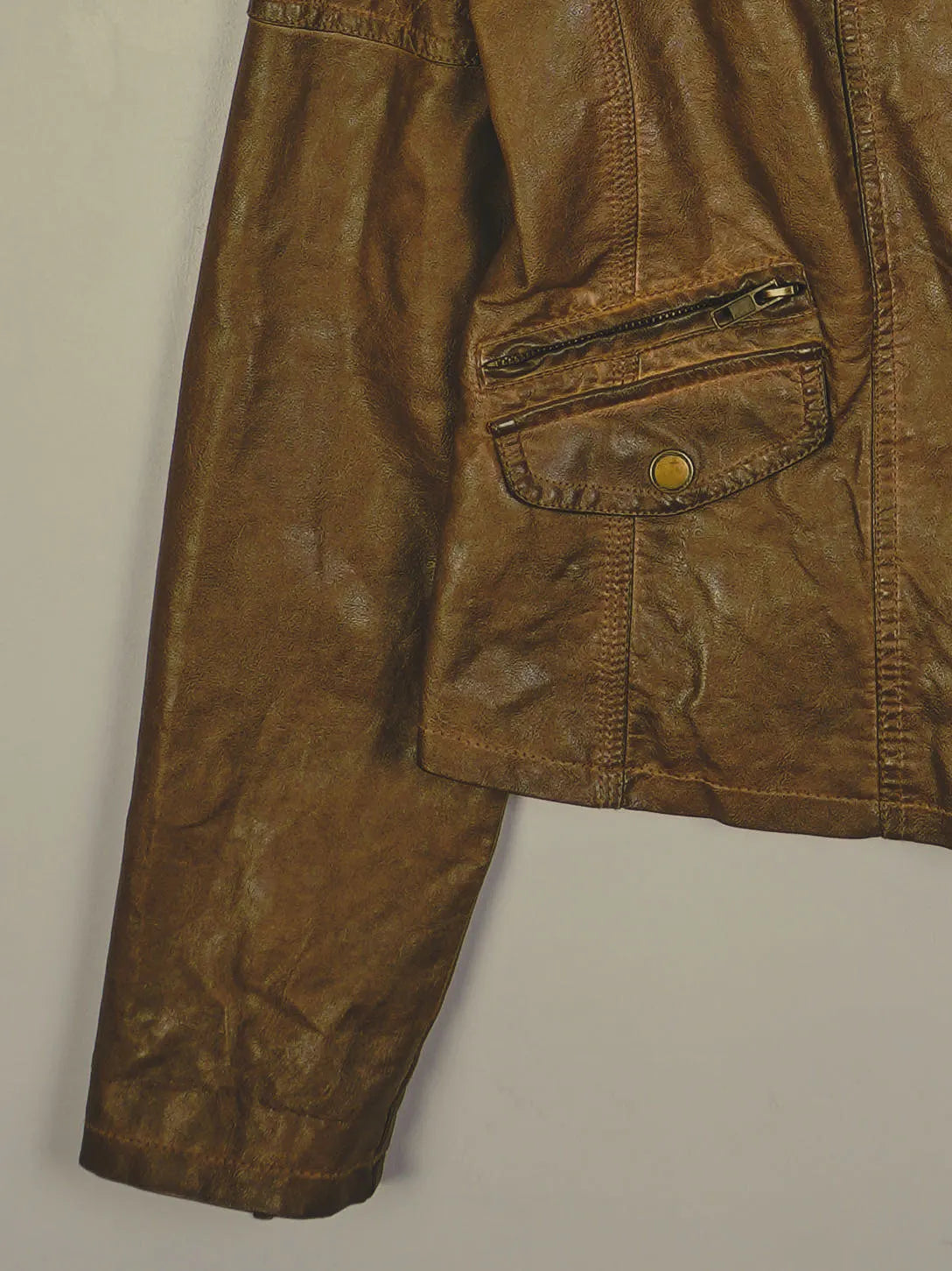 Vintage Lederjacke (XS)