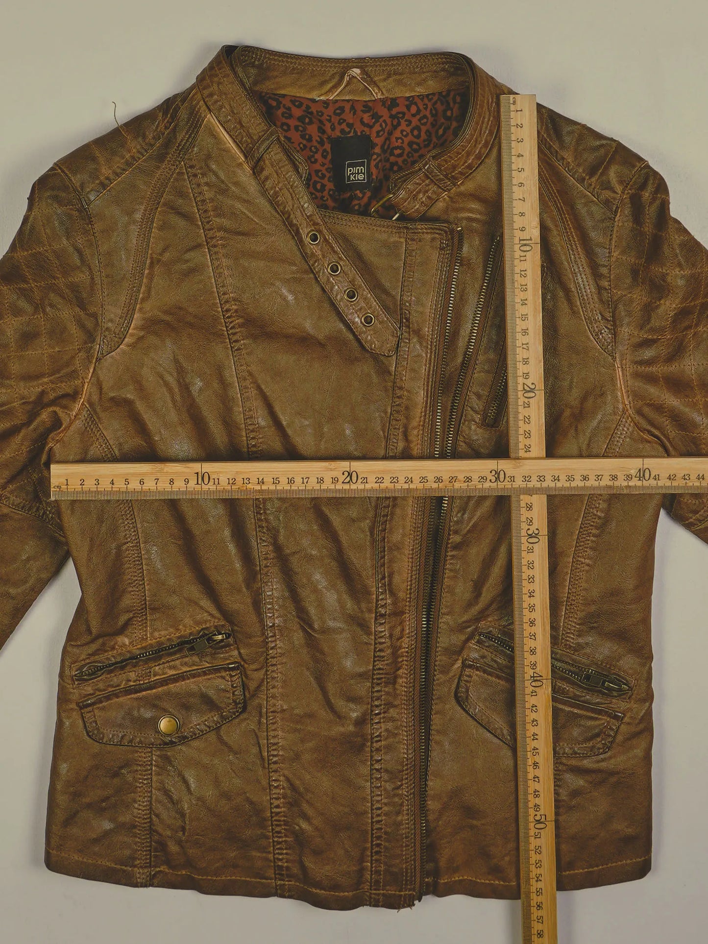 Vintage Lederjacke (XS)