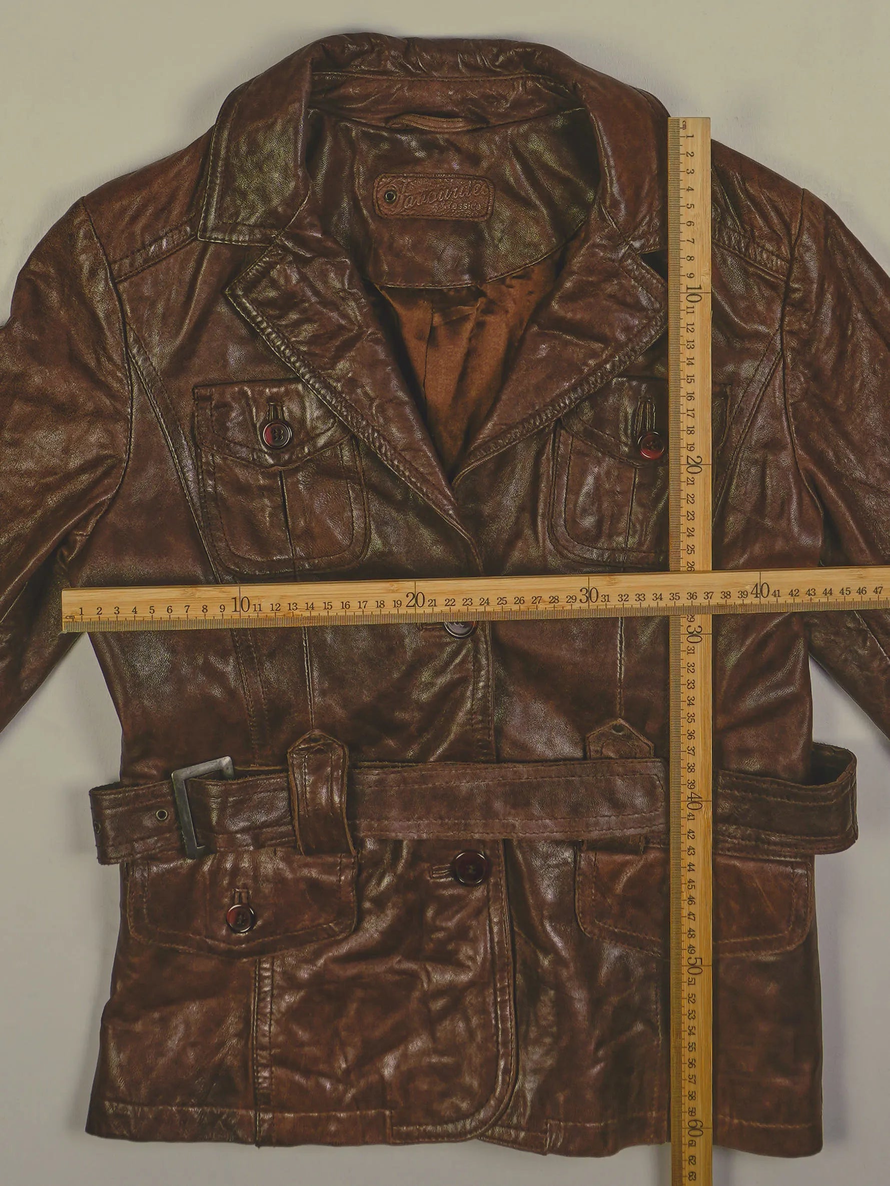 Vintage Lederjacke (S)