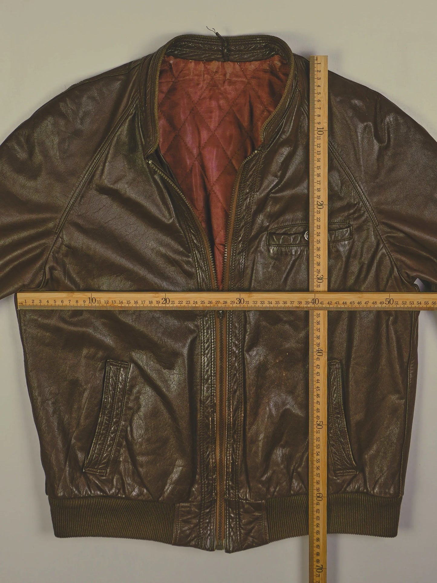 Vintage Lederjacke (M)