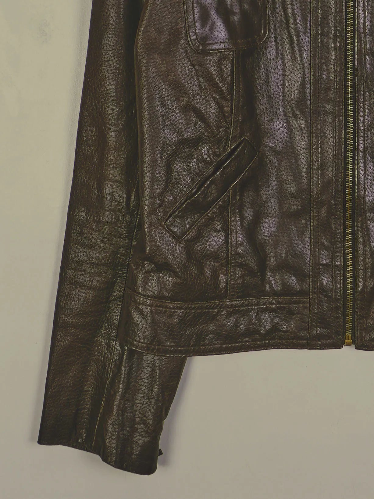 Vintage Lederjacke (XS)