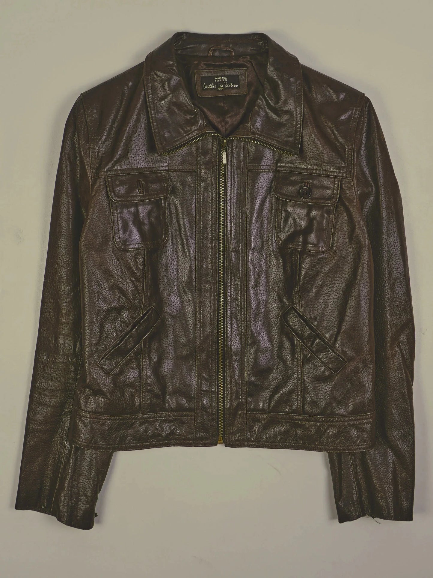 Vintage Lederjacke (XS)