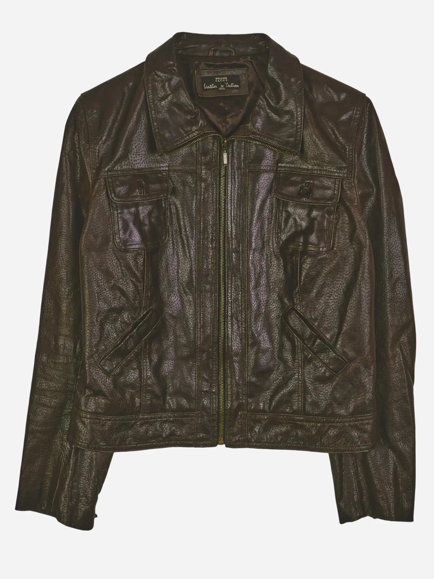 Vintage Lederjacke (XS)