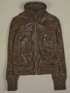 Vintage Lederjacke (XS)