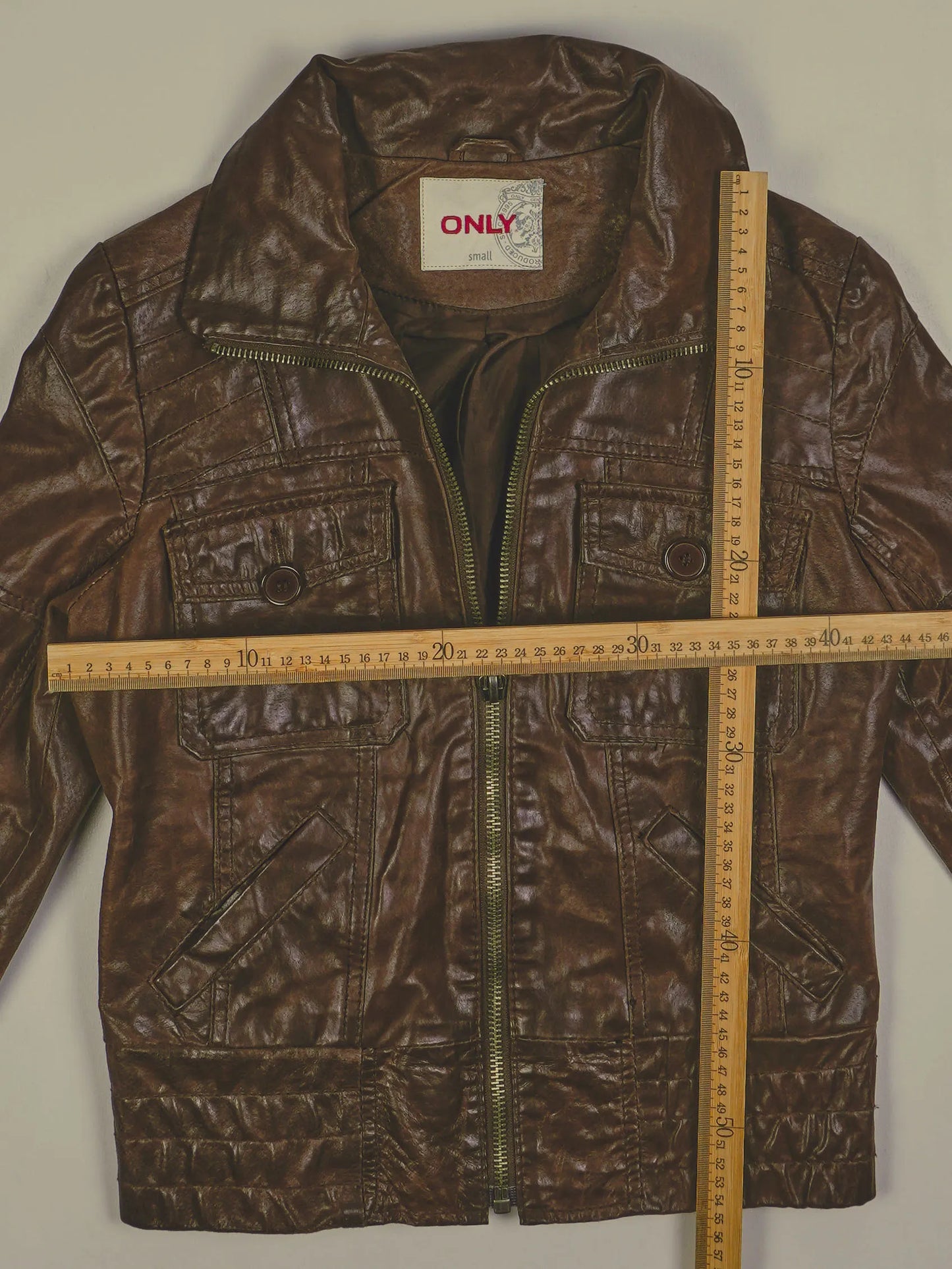 Vintage Lederjacke (XS)