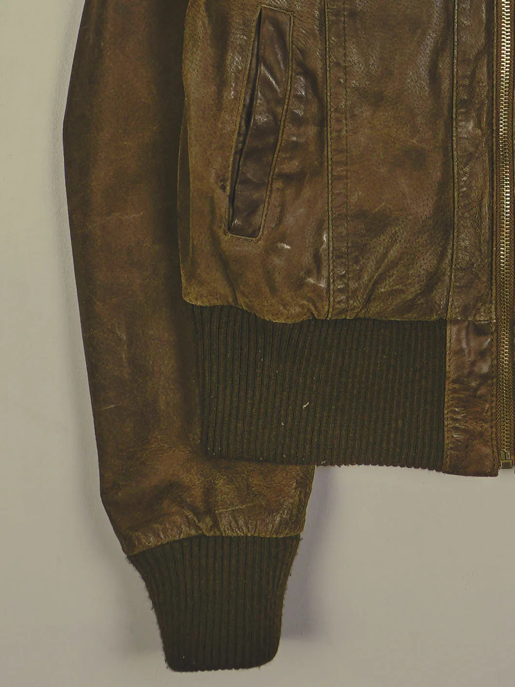 Vintage Lederjacke (XS)