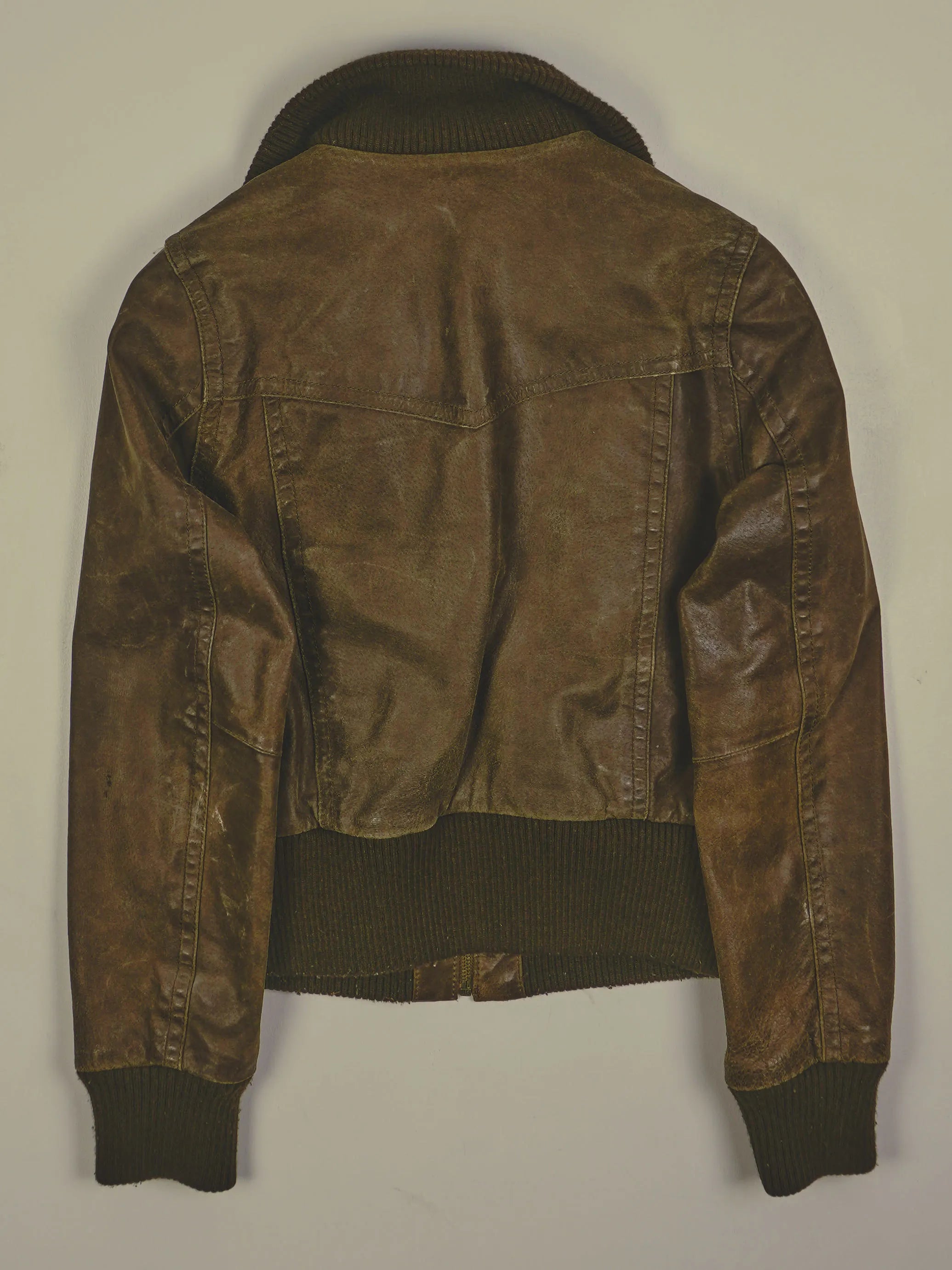 Vintage Lederjacke (XS)