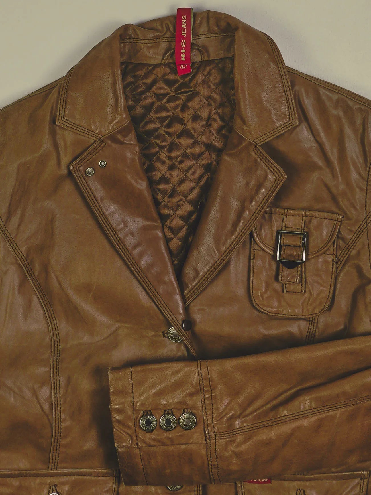 Vintage Lederjacke (S)