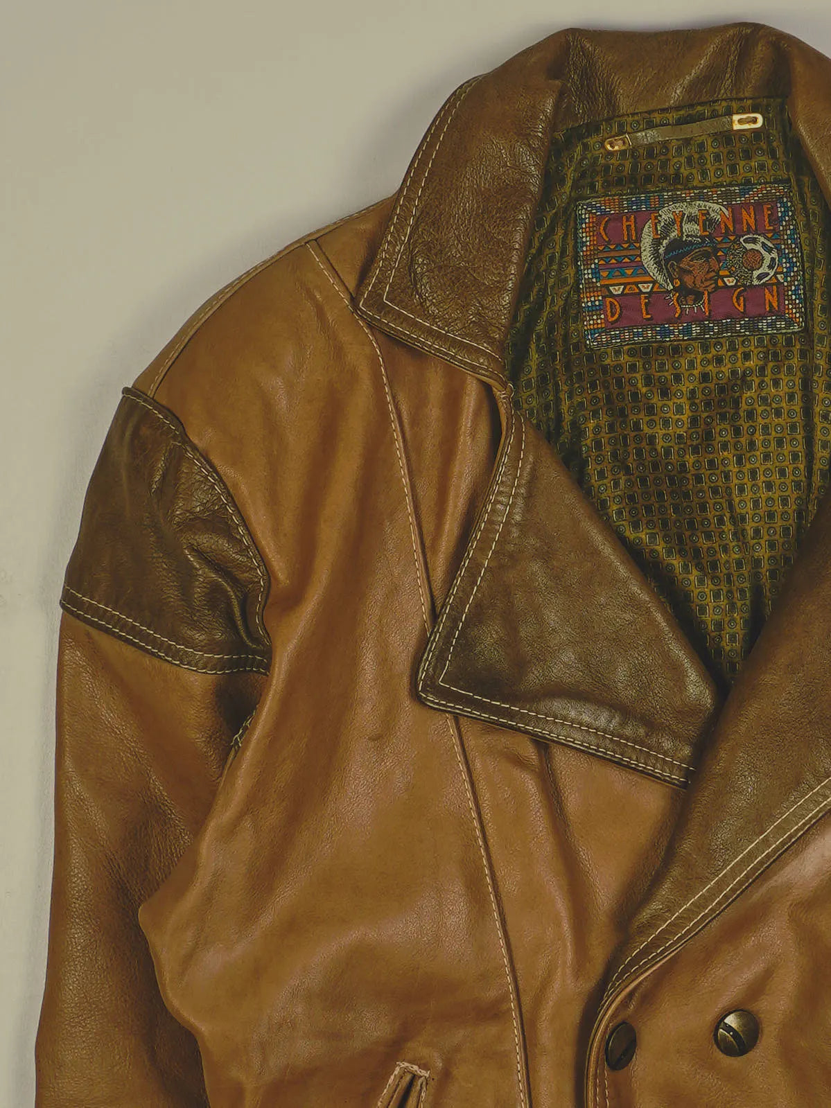 Vintage Lederjacke (S)