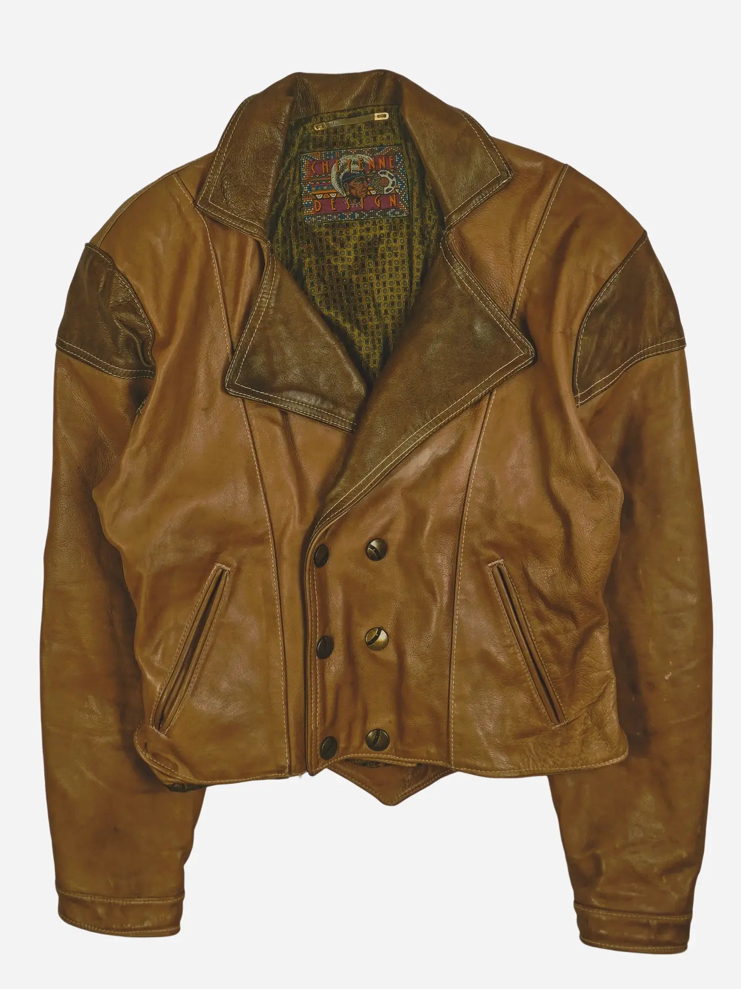 Vintage Lederjacke (S)