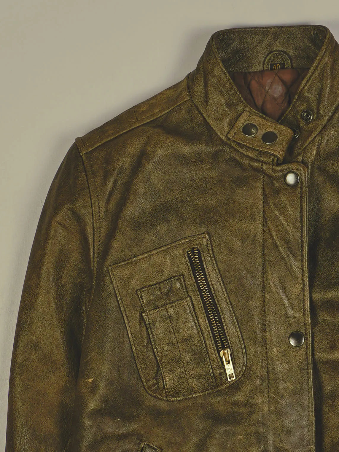 Vintage Lederjacke (S)