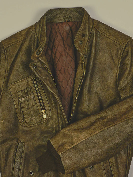 Vintage Lederjacke (S)