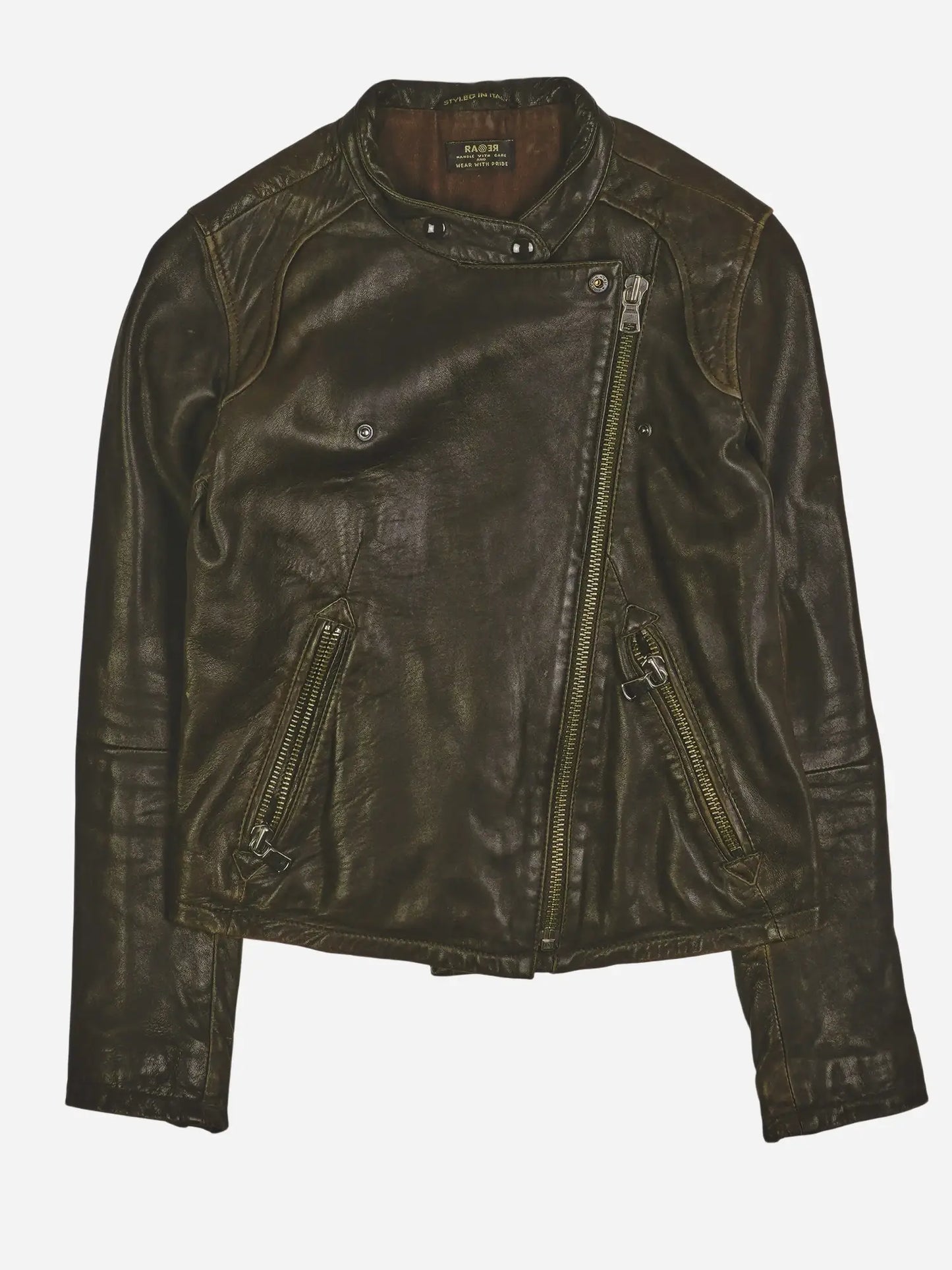 Vintage Lederjacke (XS)