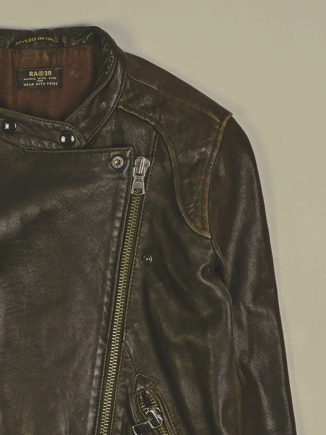 Vintage Lederjacke (XS)