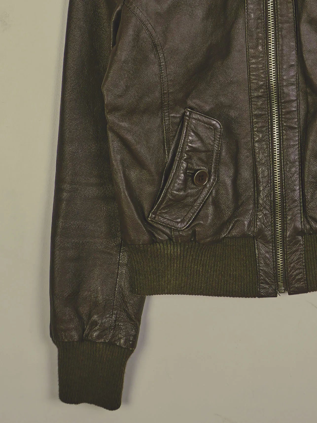 Vintage Lederjacke (S)