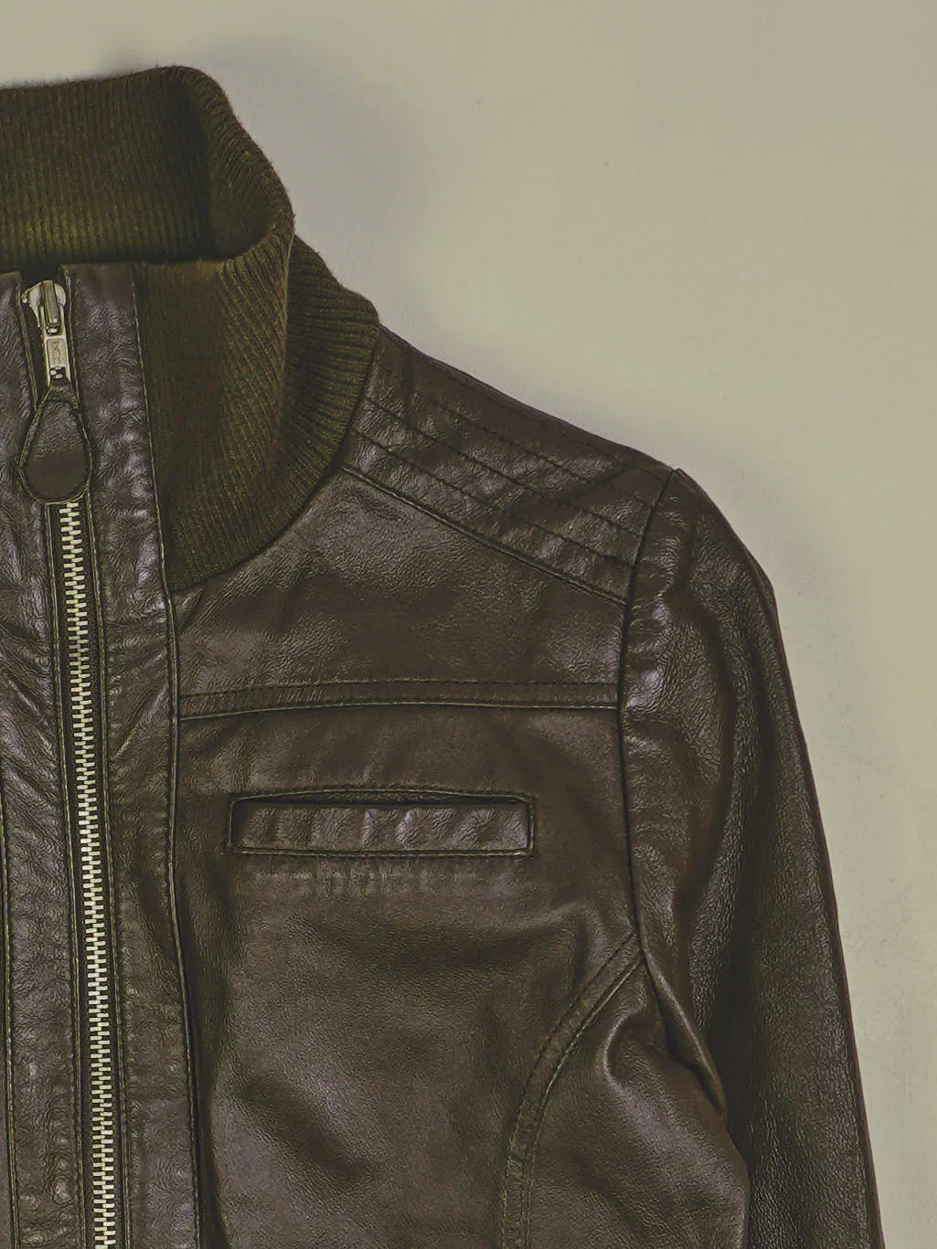 Vintage Lederjacke (S)