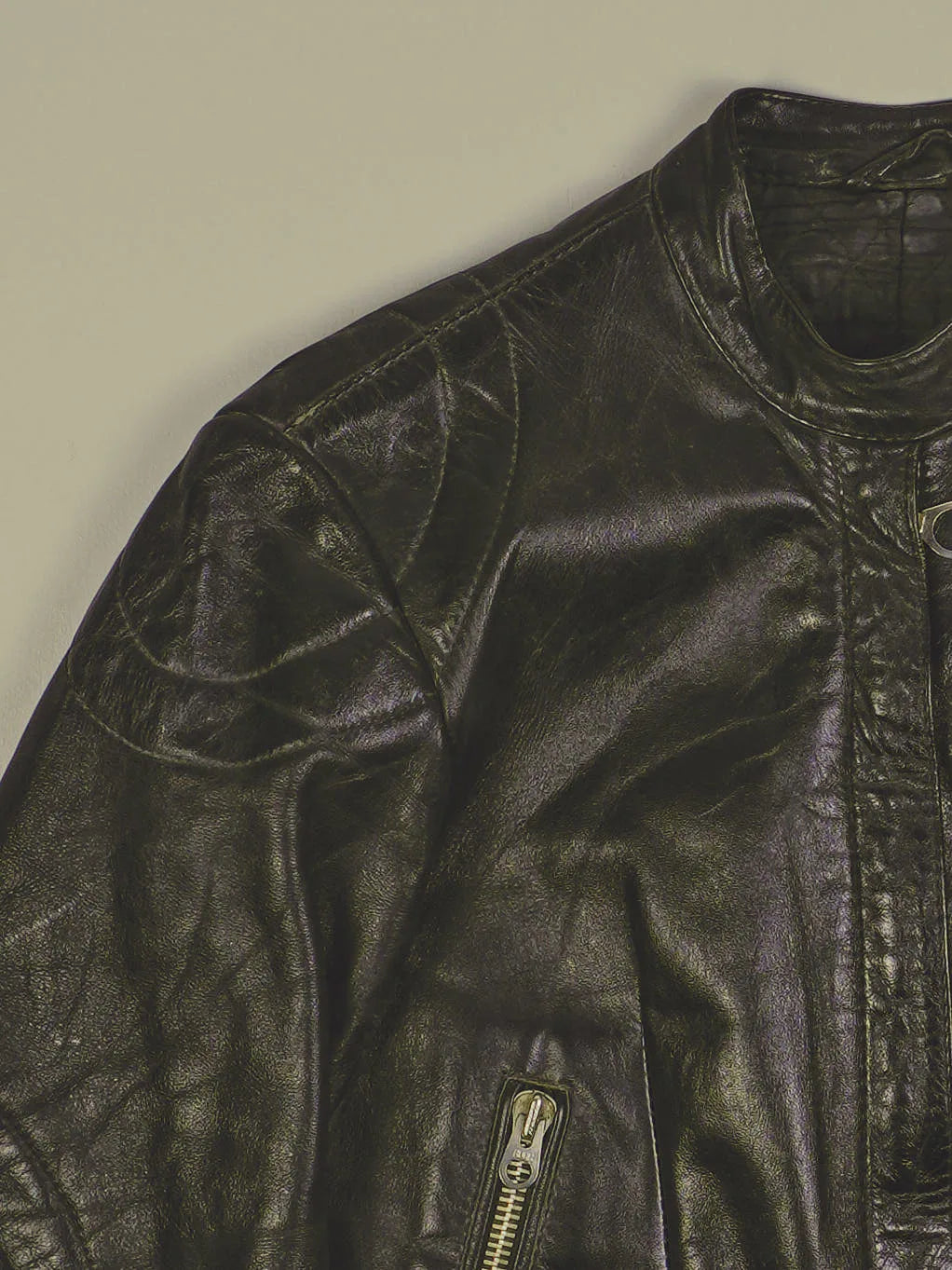 Vintage Lederjacke (XS)