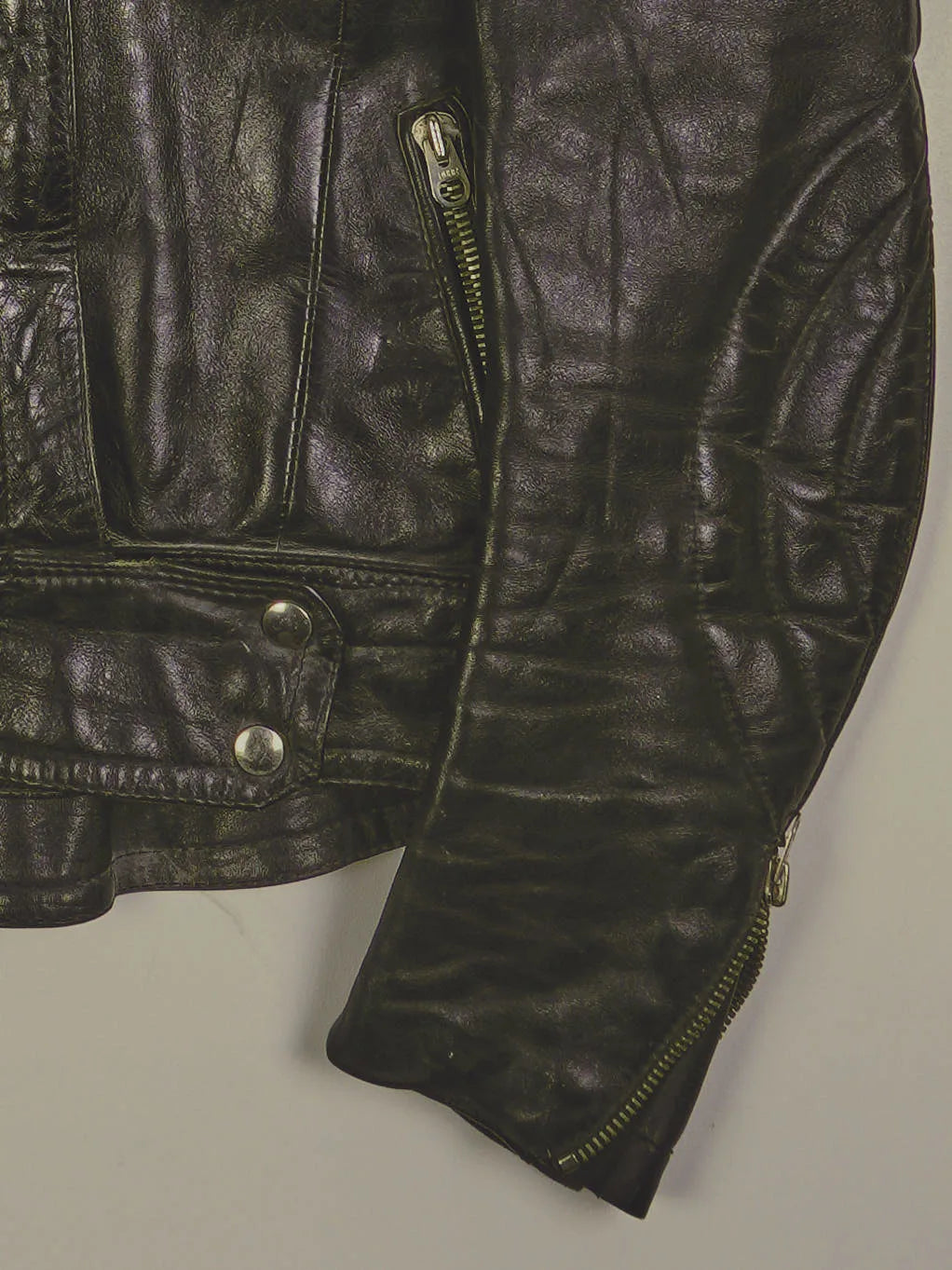 Vintage Lederjacke (XS)