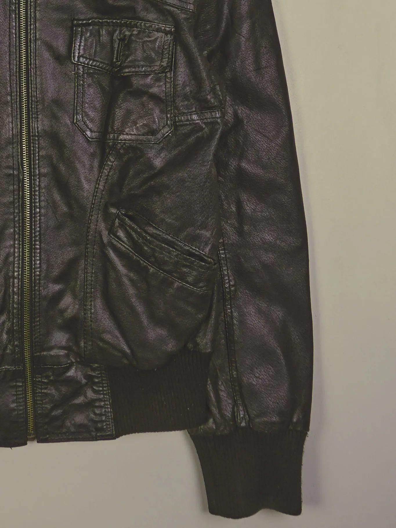 Vintage Lederjacke (S)