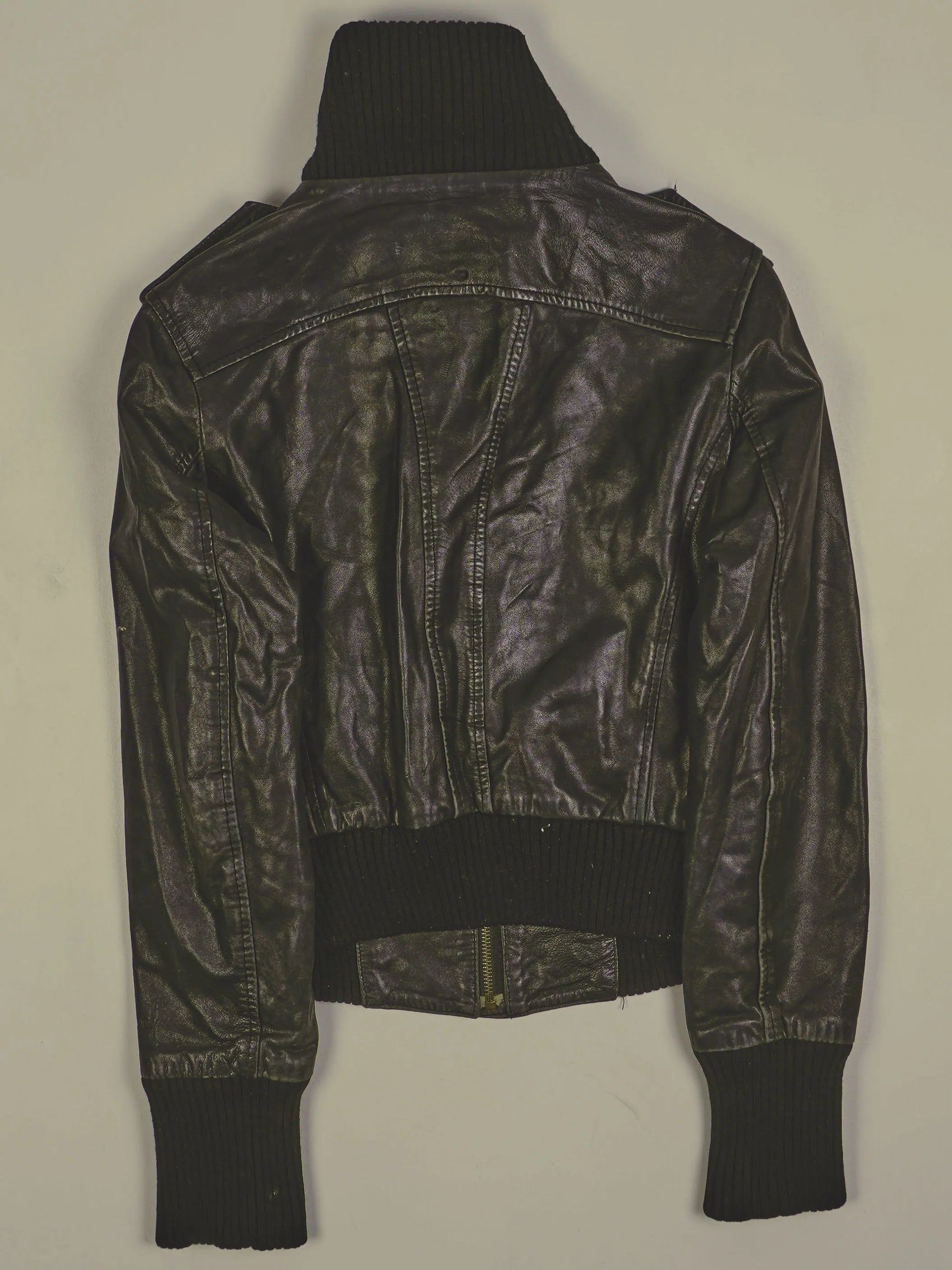 Vintage Lederjacke (XS)