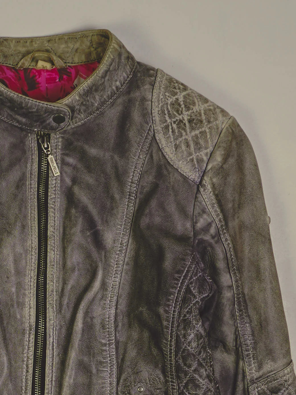 Vintage Lederjacke (S)