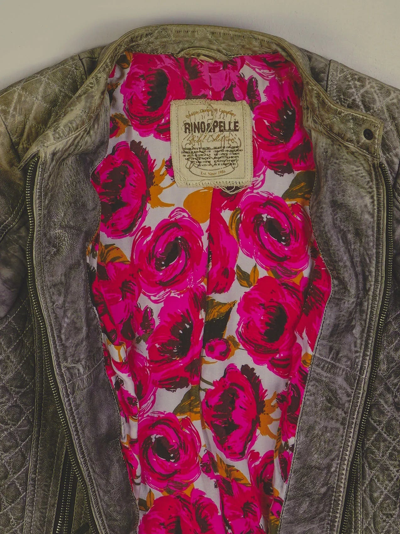 Vintage Lederjacke (S)