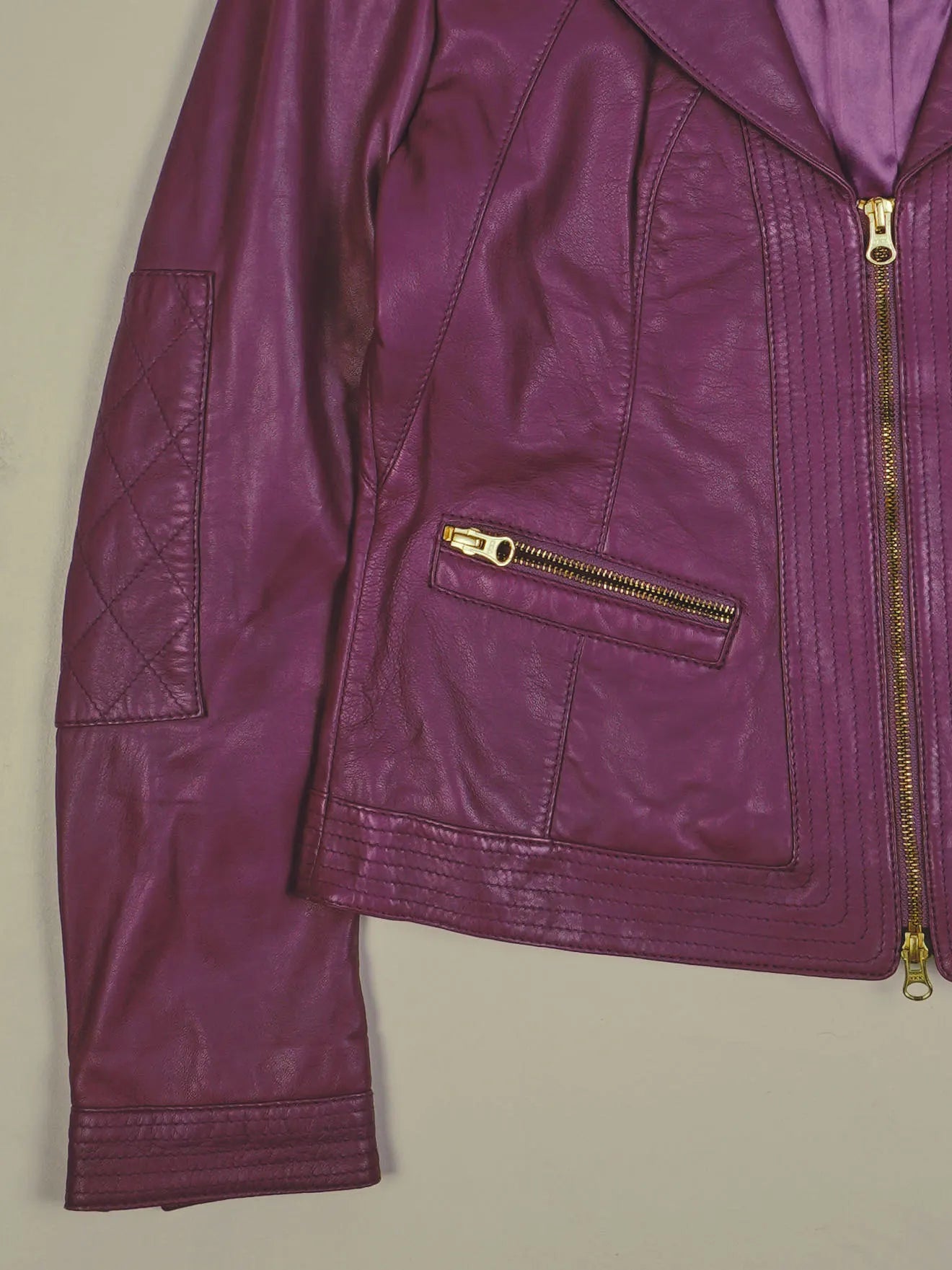 Vintage Lederjacke (M)