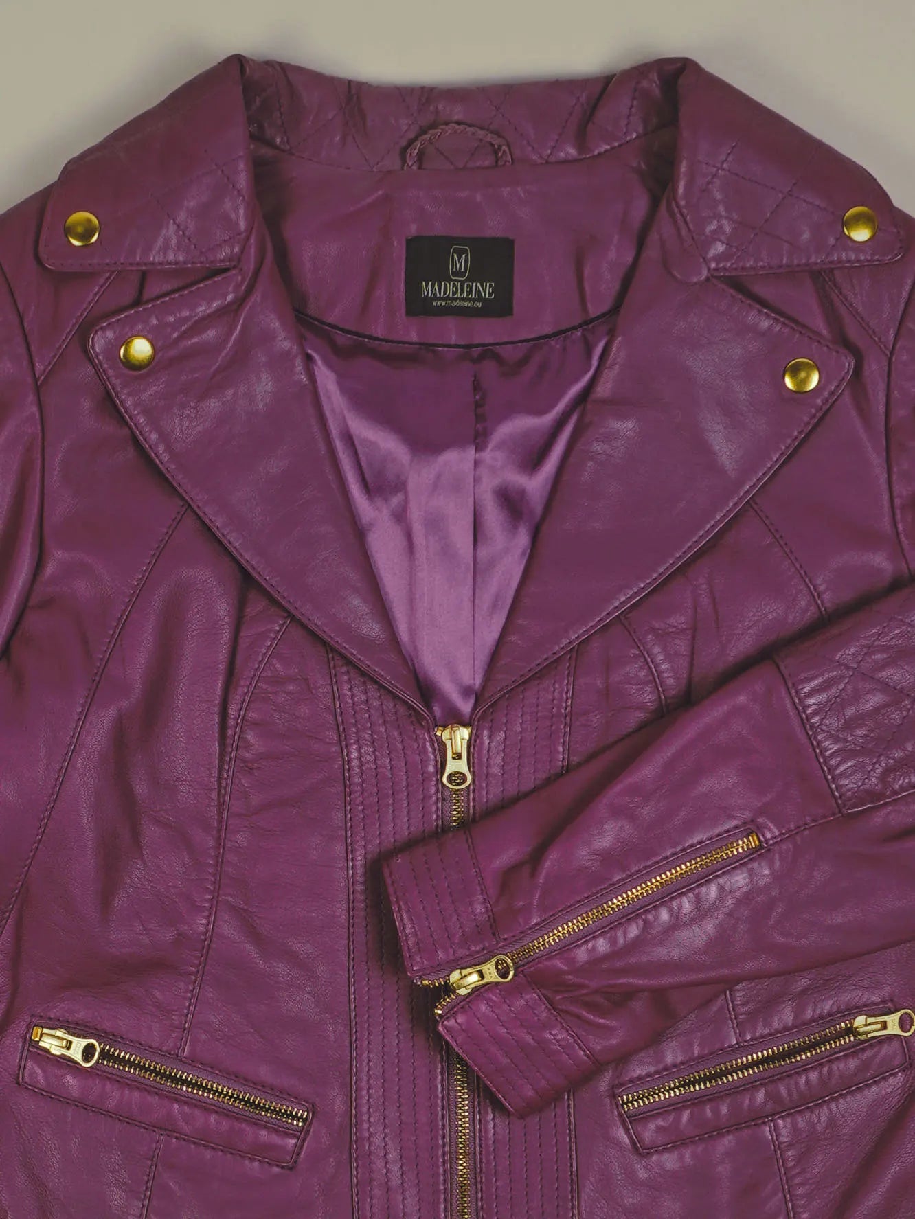 Vintage Lederjacke (M)