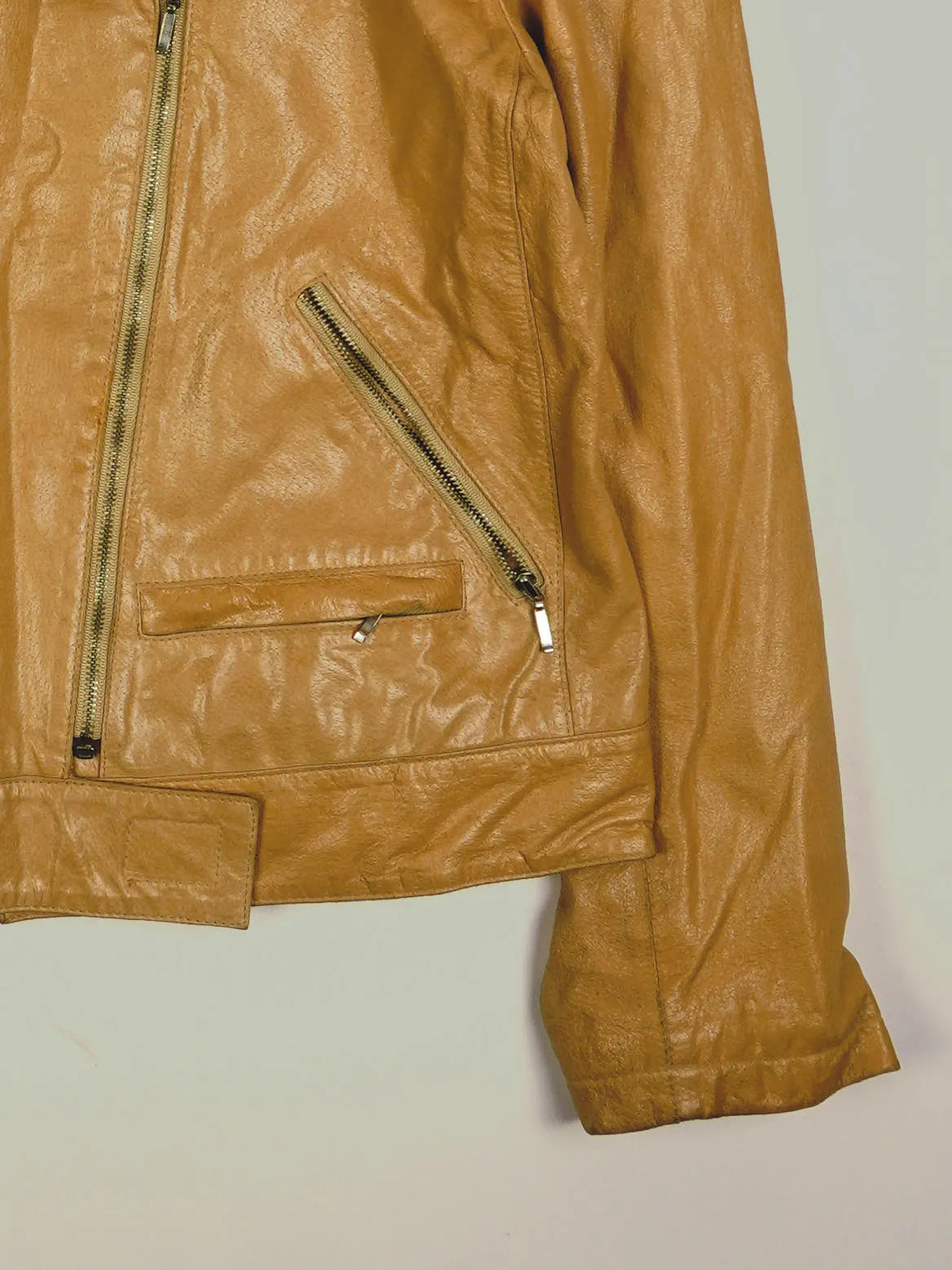 Vintage Lederjacke (XS)