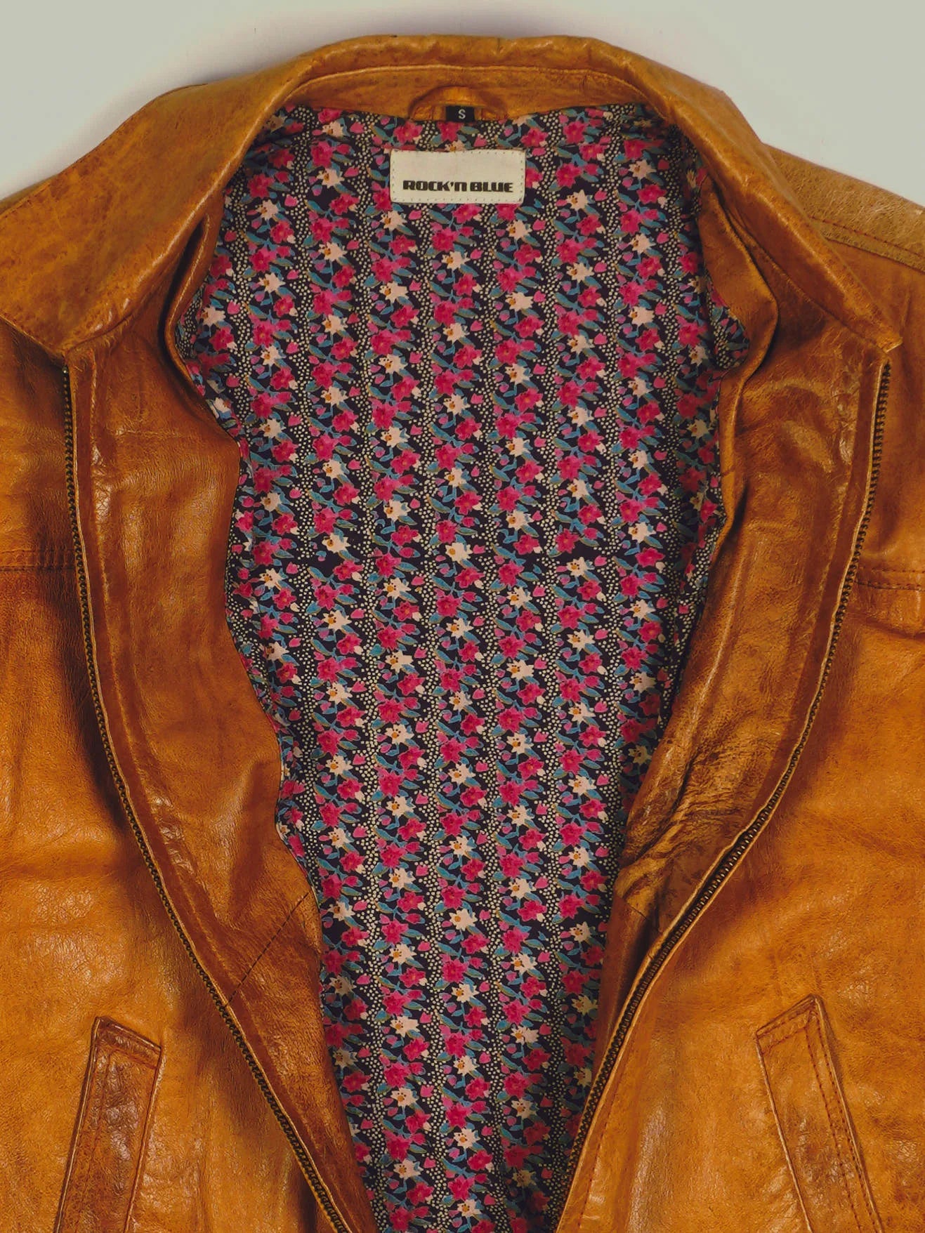 Vintage Lederjacke (M)